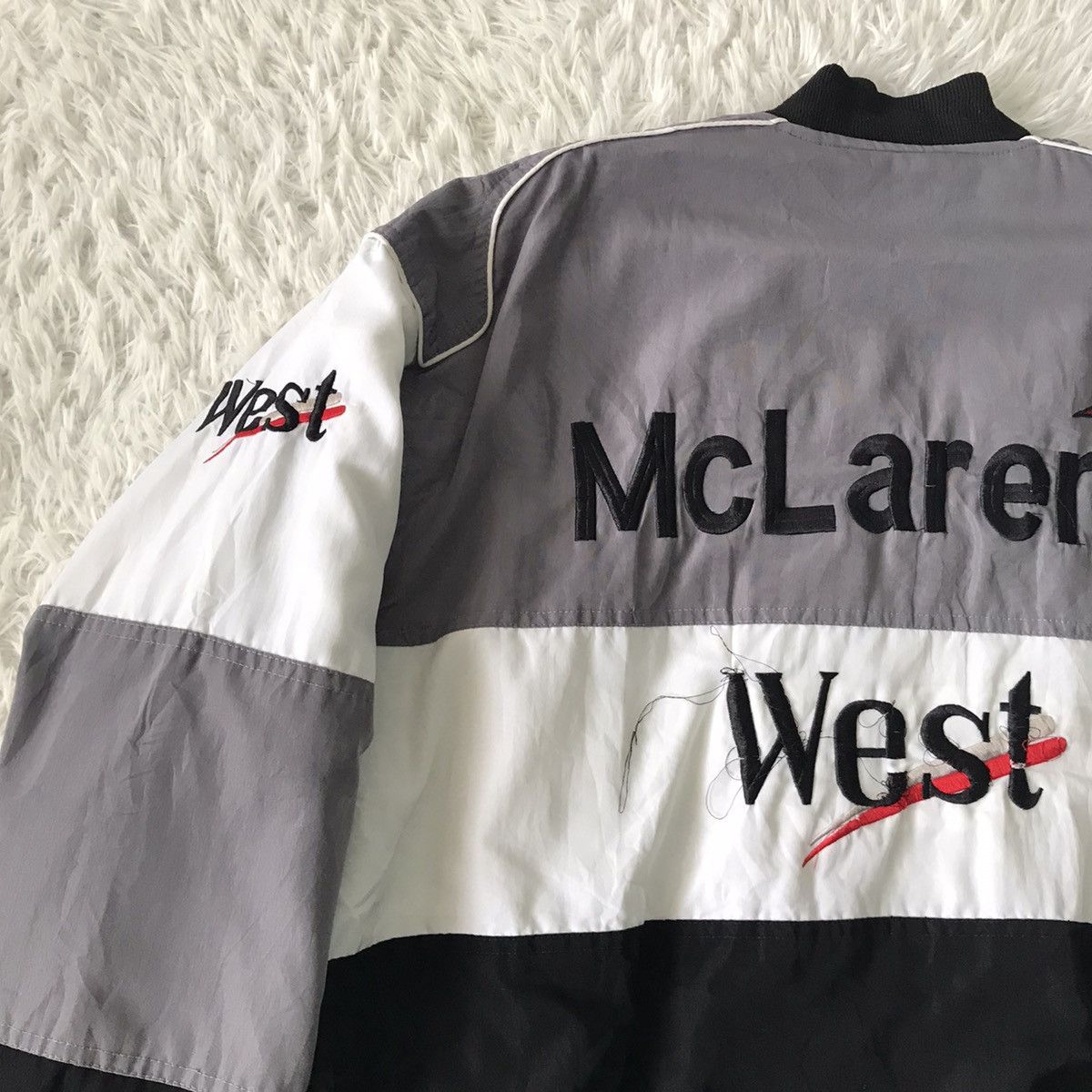 Mercedes-Benz 💥Vtg Mercedes Benz West Warsteiner Mc Laren Jacket Size US XL / EU 56 / 4 - 15 Thumbnail