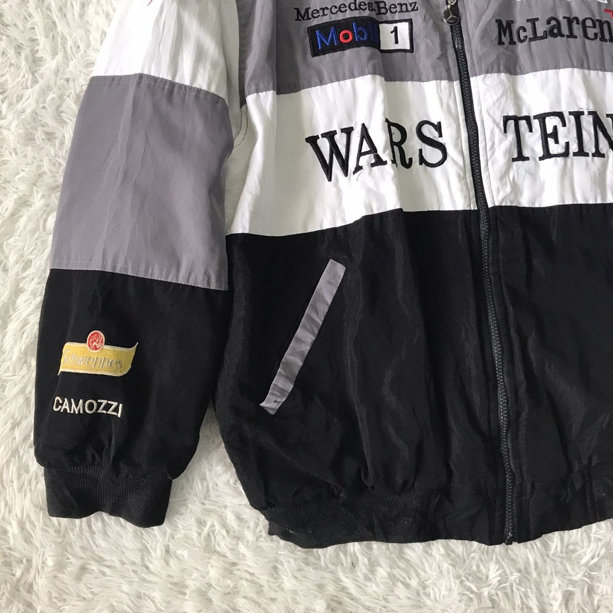 Mercedes-Benz 💥Vtg Mercedes Benz West Warsteiner Mc Laren Jacket Size US XL / EU 56 / 4 - 3 Thumbnail