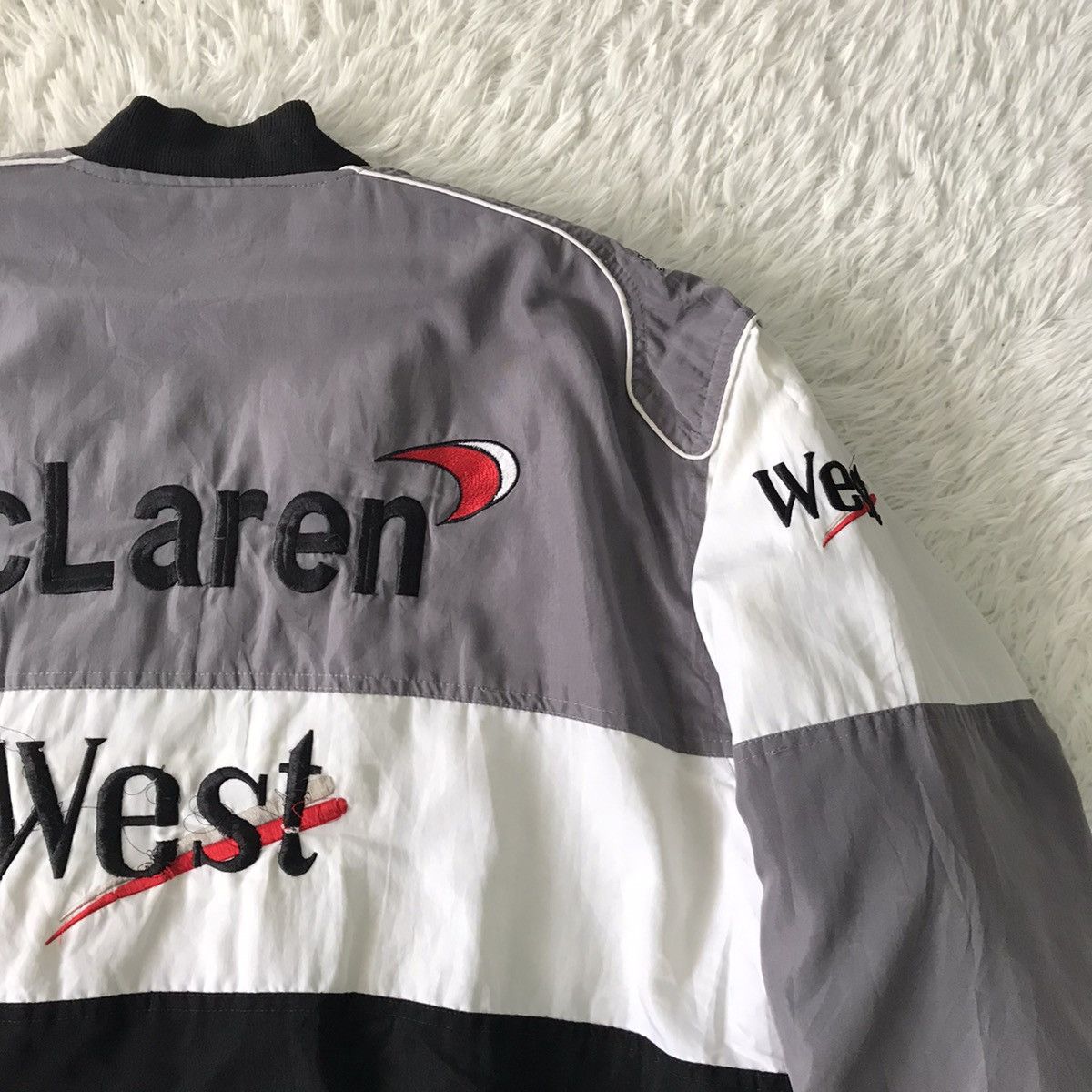 Mercedes-Benz 💥Vtg Mercedes Benz West Warsteiner Mc Laren Jacket Size US XL / EU 56 / 4 - 14 Thumbnail