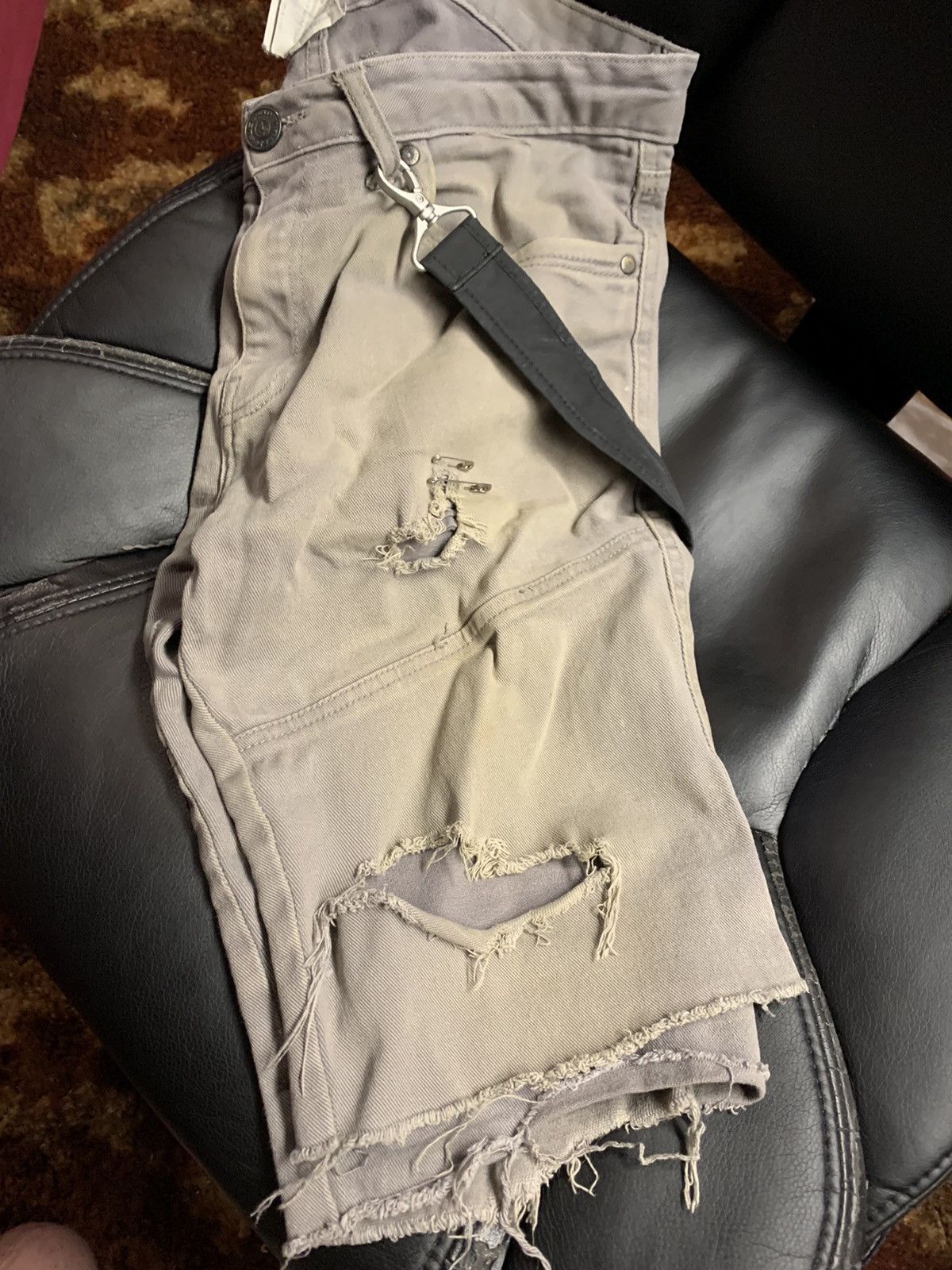 Parasuco Custom Parasuco Distressed Denim Shorts Size US 32 / EU 48 - 1 Thumbnail