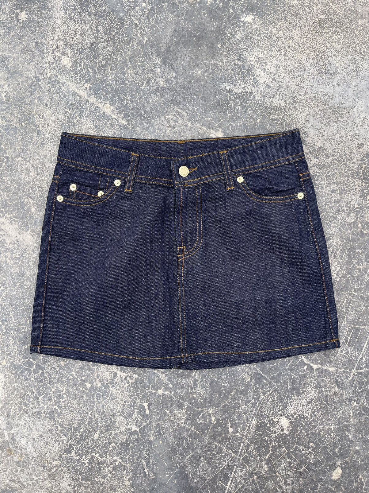 Coach Coach Mini Denim Skirt Like New Condition Size 29" - 1 Thumbnail
