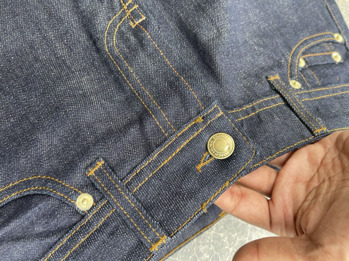 Coach Coach Mini Denim Skirt Like New Condition Size 29" - 5 Thumbnail