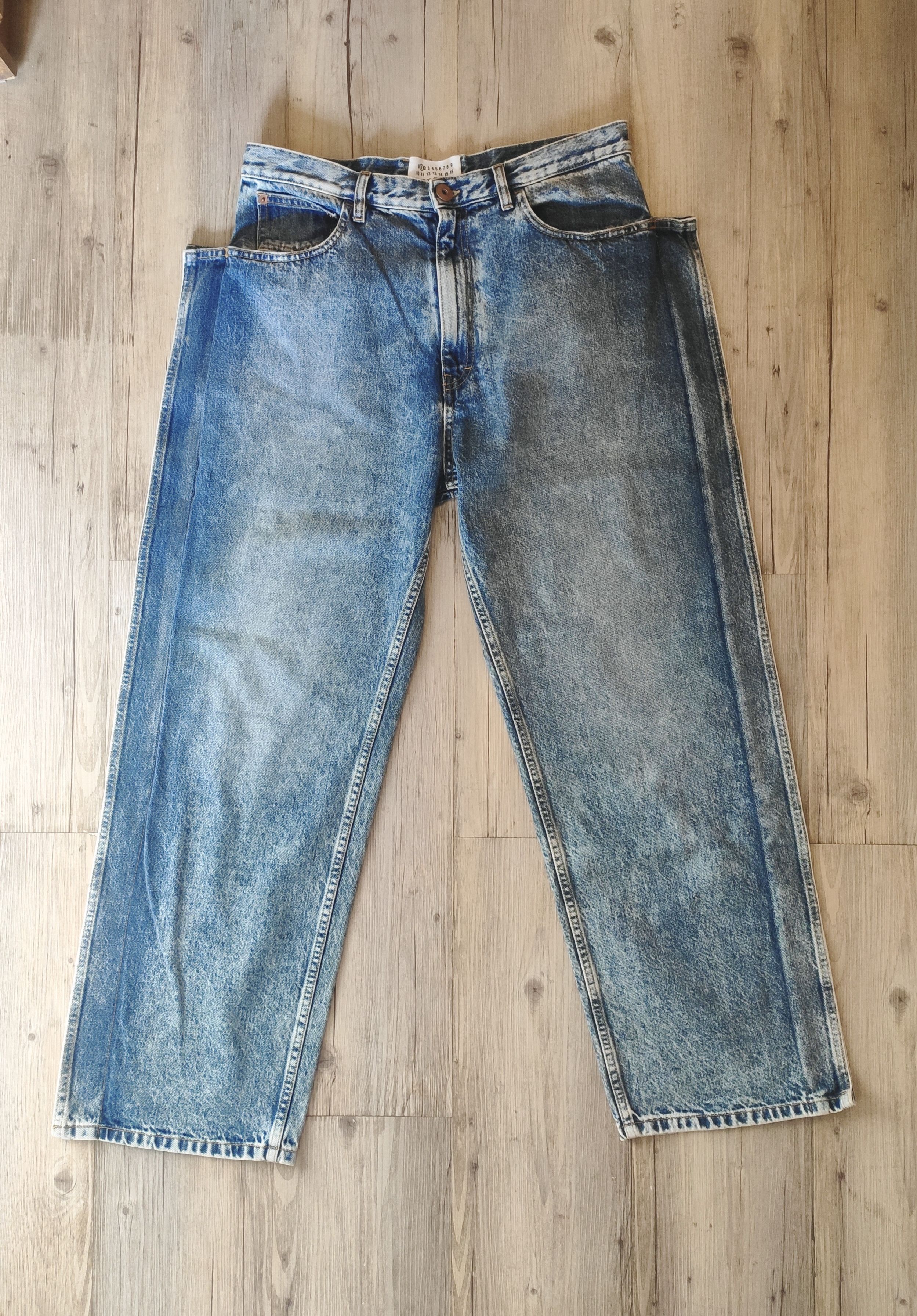 Maison Margiela SS20 wide deconstructed jeans Size 28" / US 6 / IT 42 - 2 Thumbnail