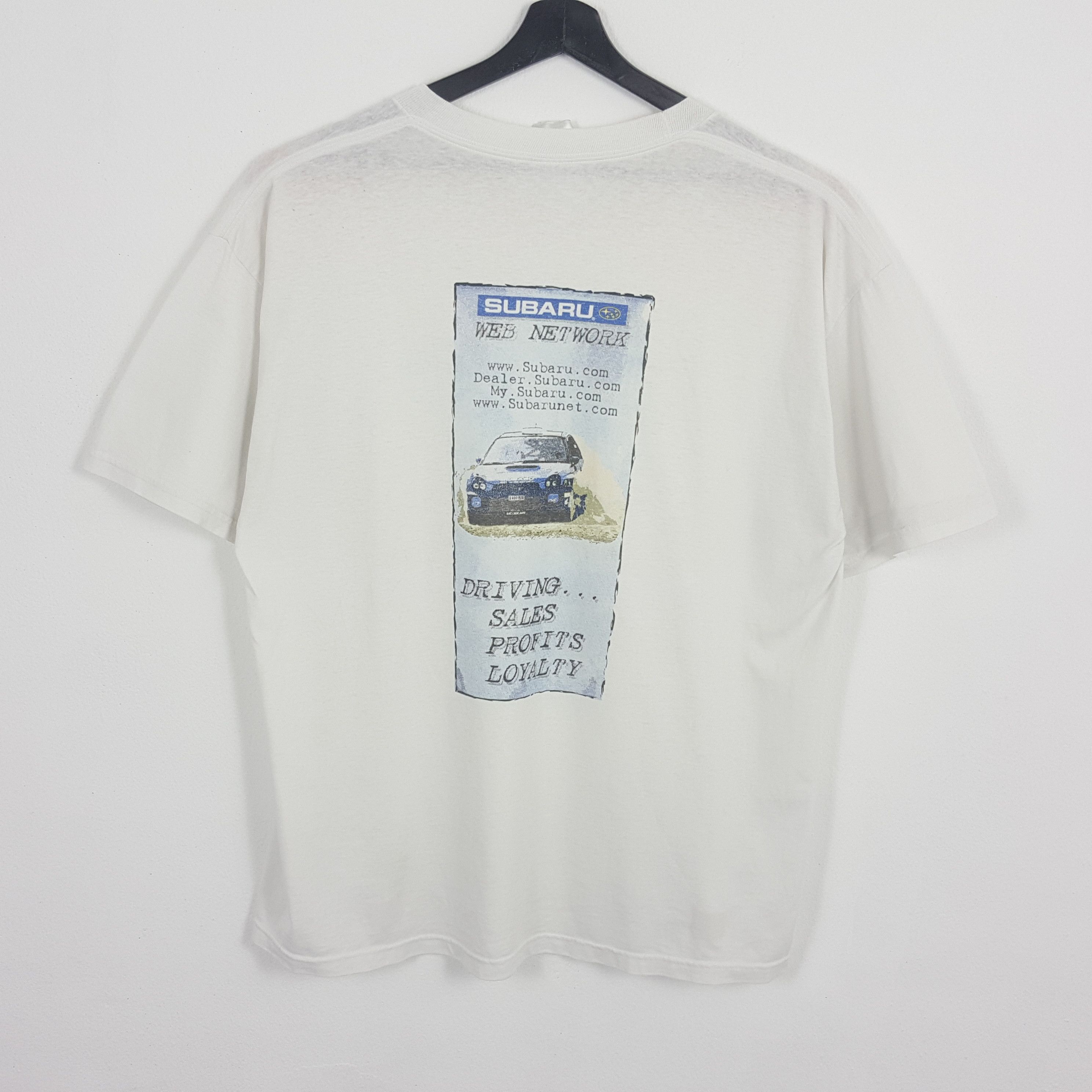 SUBARU WEB NETWORK Japanese Racing Car T-Shirt