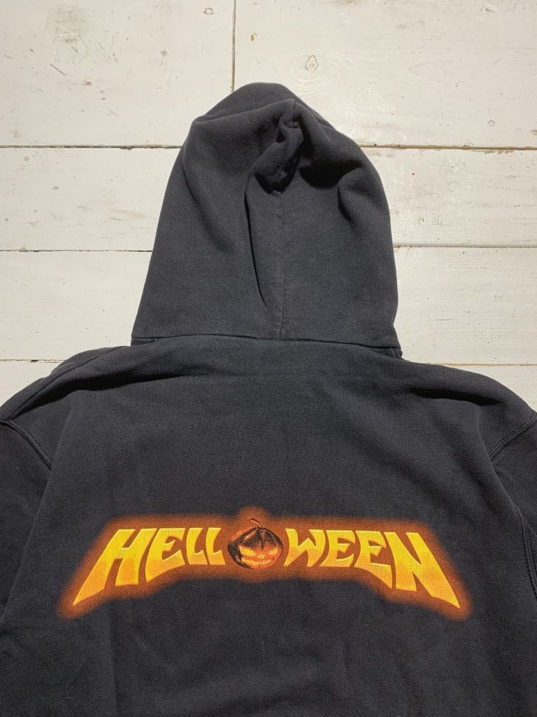 Band Tees × Vintage Vintgae Helloween Distressed Sun Faded Hoodie Size US M / EU 48-50 / 2 - 4 Thumbnail