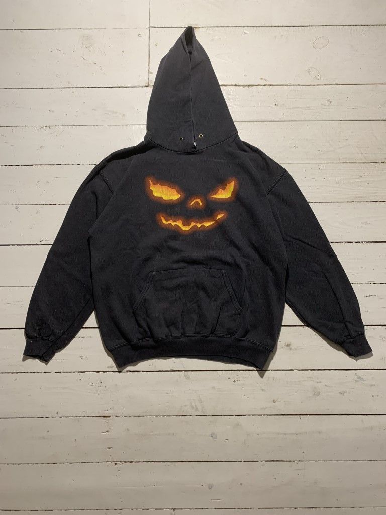 Band Tees × Vintage Vintgae Helloween Distressed Sun Faded Hoodie Size US M / EU 48-50 / 2 - 1 Thumbnail