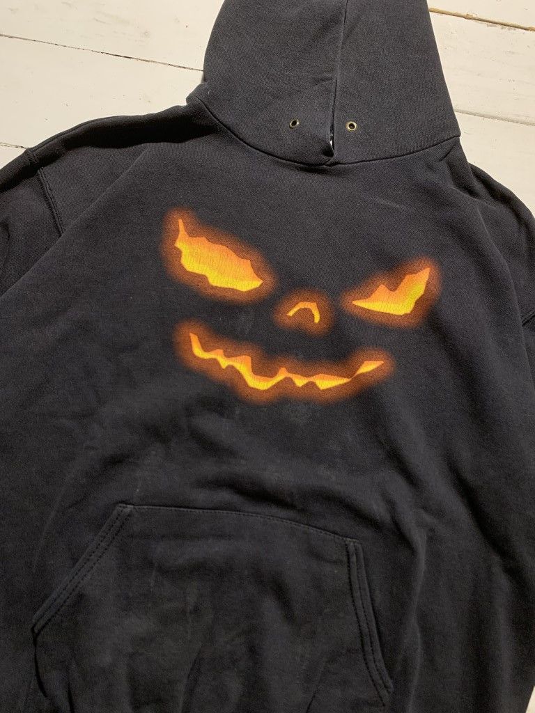 Band Tees × Vintage Vintgae Helloween Distressed Sun Faded Hoodie Size US M / EU 48-50 / 2 - 3 Thumbnail