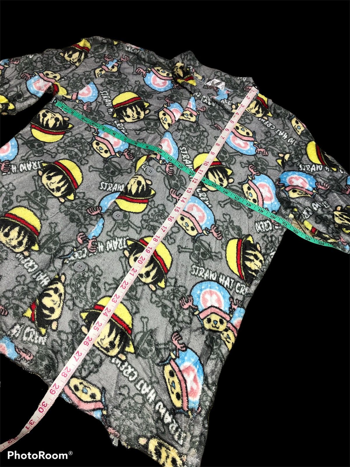 Anime × One Piece ONE PIECE FULL PRINT FLEECE BUTTON SLEEPWEAR Size US L / EU 52-54 / 3 - 5 Thumbnail