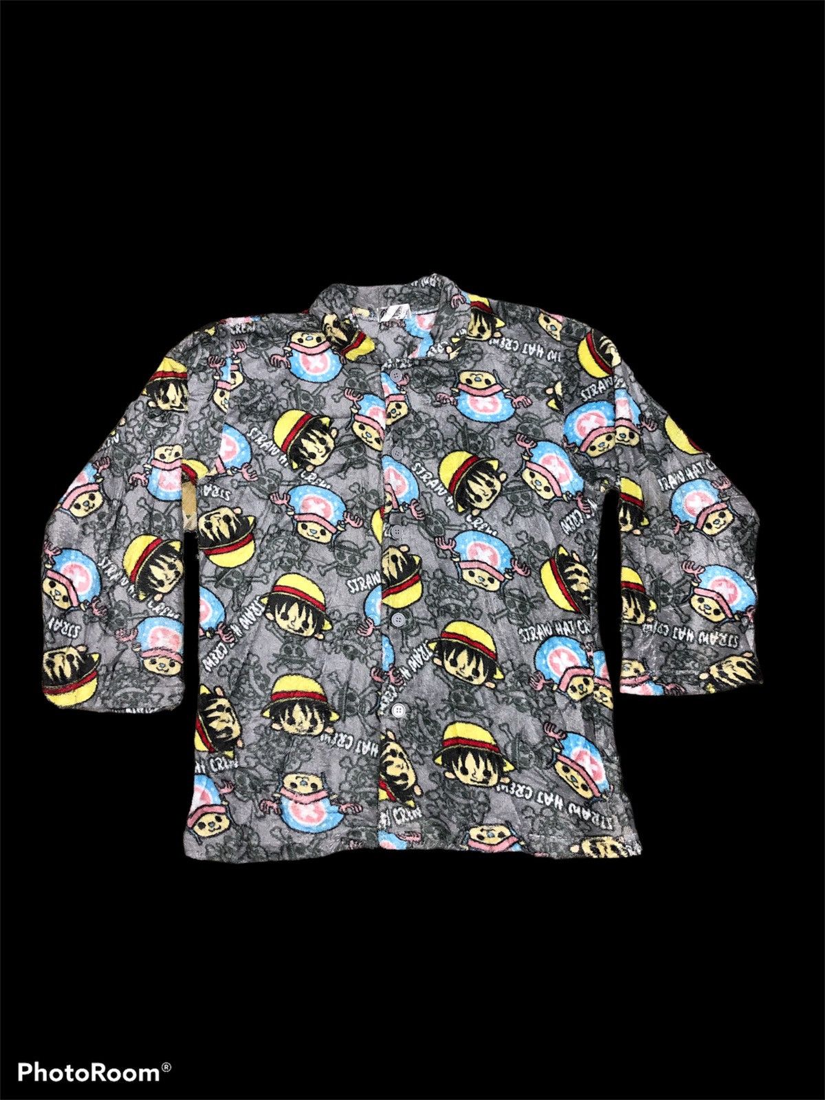 Anime × One Piece ONE PIECE FULL PRINT FLEECE BUTTON SLEEPWEAR Size US L / EU 52-54 / 3 - 1 Thumbnail