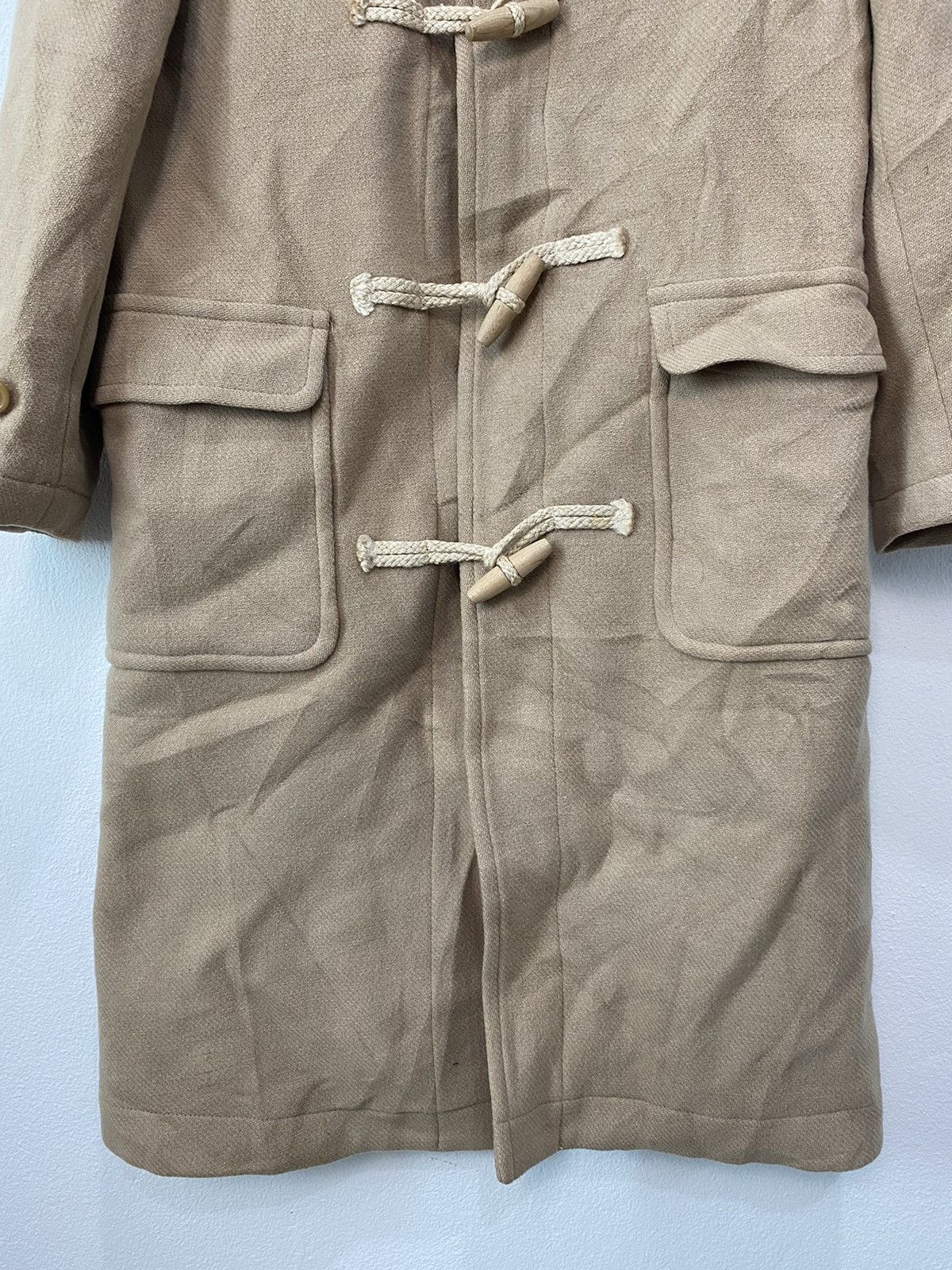 Japanese Brand INED DUFFLE LONG COAT DOUBLE BREAST WITH HOODIE Size US M / EU 48-50 / 2 - 3 Thumbnail