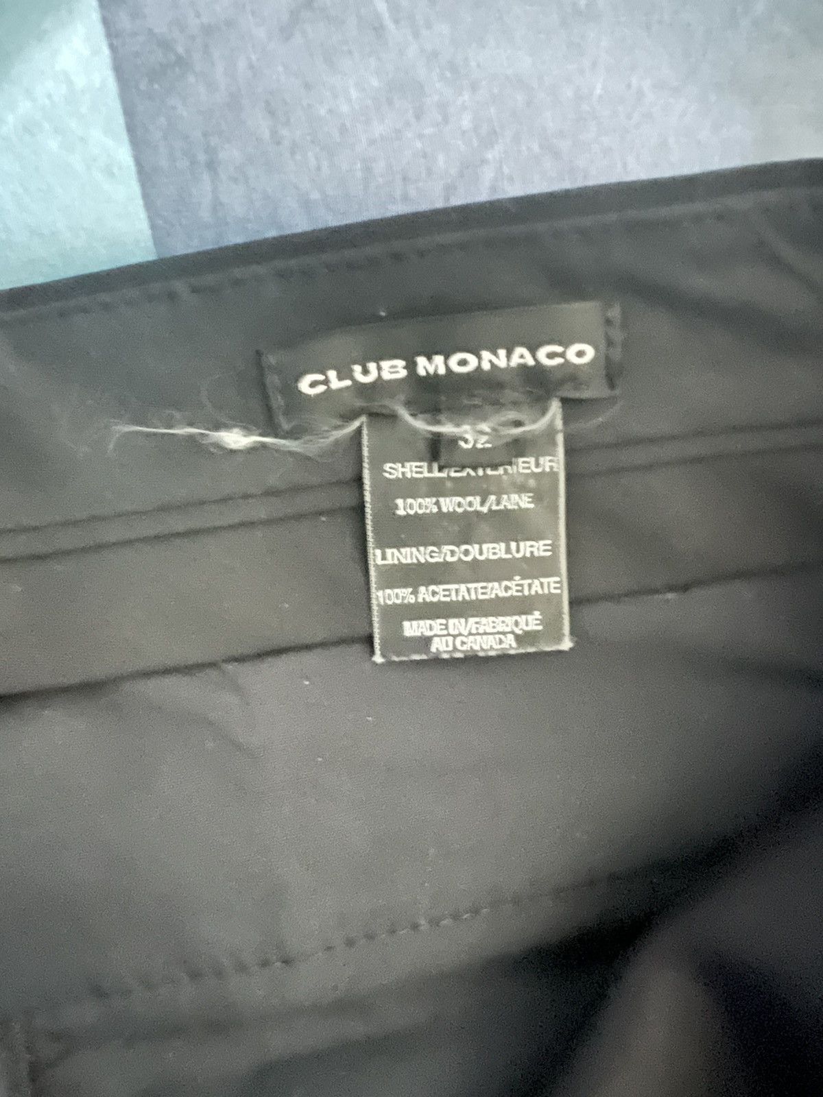 Club Monaco Club Monaco Vintage Cropped Wool Pants Size US 32 / EU 48 - 4 Thumbnail