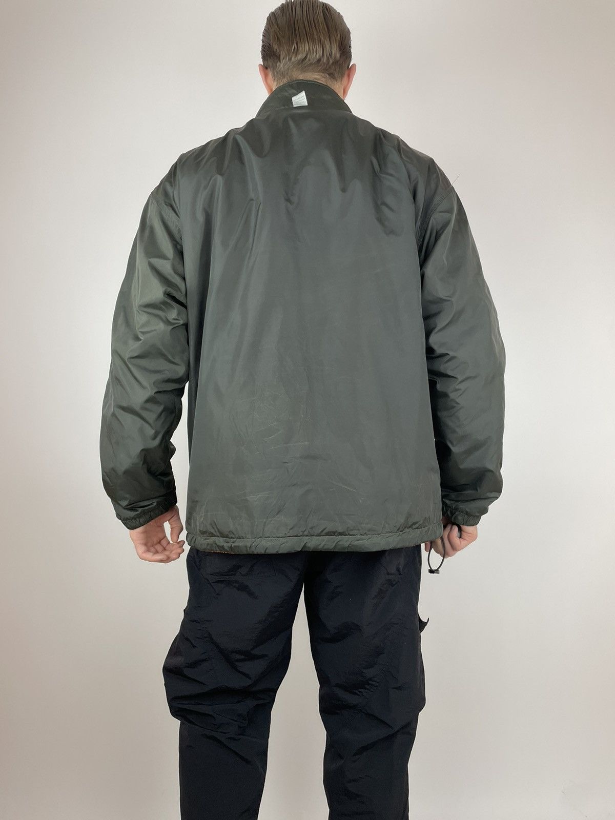 Old Navy OLD NAVY vintage double-sized fleece/nylon jacket half zip Size US XL / EU 56 / 4 - 10 Thumbnail