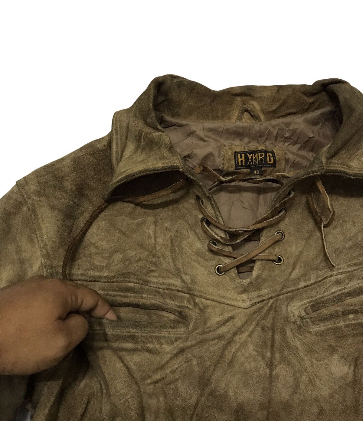 Cowboy Equipment × Leather HANBG Suede Leather Jacket Size US M / EU 48-50 / 2 - 5 Thumbnail