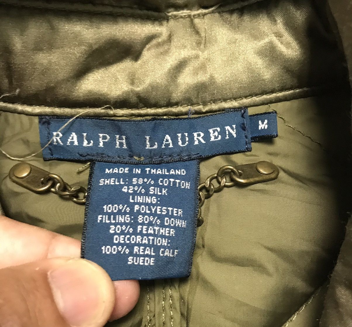 Polo Ralph Lauren × RRL Ralph Lauren × Ralph Lauren Ralh Lauren Quilted Puffer Realcalfsuede Jacket t Size M / US 6-8 / IT 42-44 - 14 Thumbnail