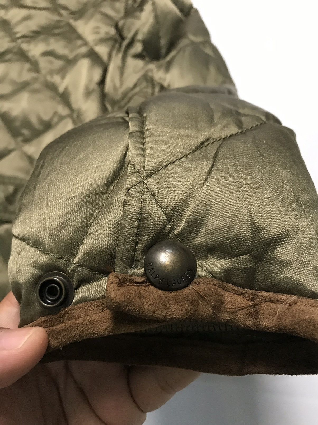Polo Ralph Lauren × RRL Ralph Lauren × Ralph Lauren Ralh Lauren Quilted Puffer Realcalfsuede Jacket t Size M / US 6-8 / IT 42-44 - 13 Thumbnail