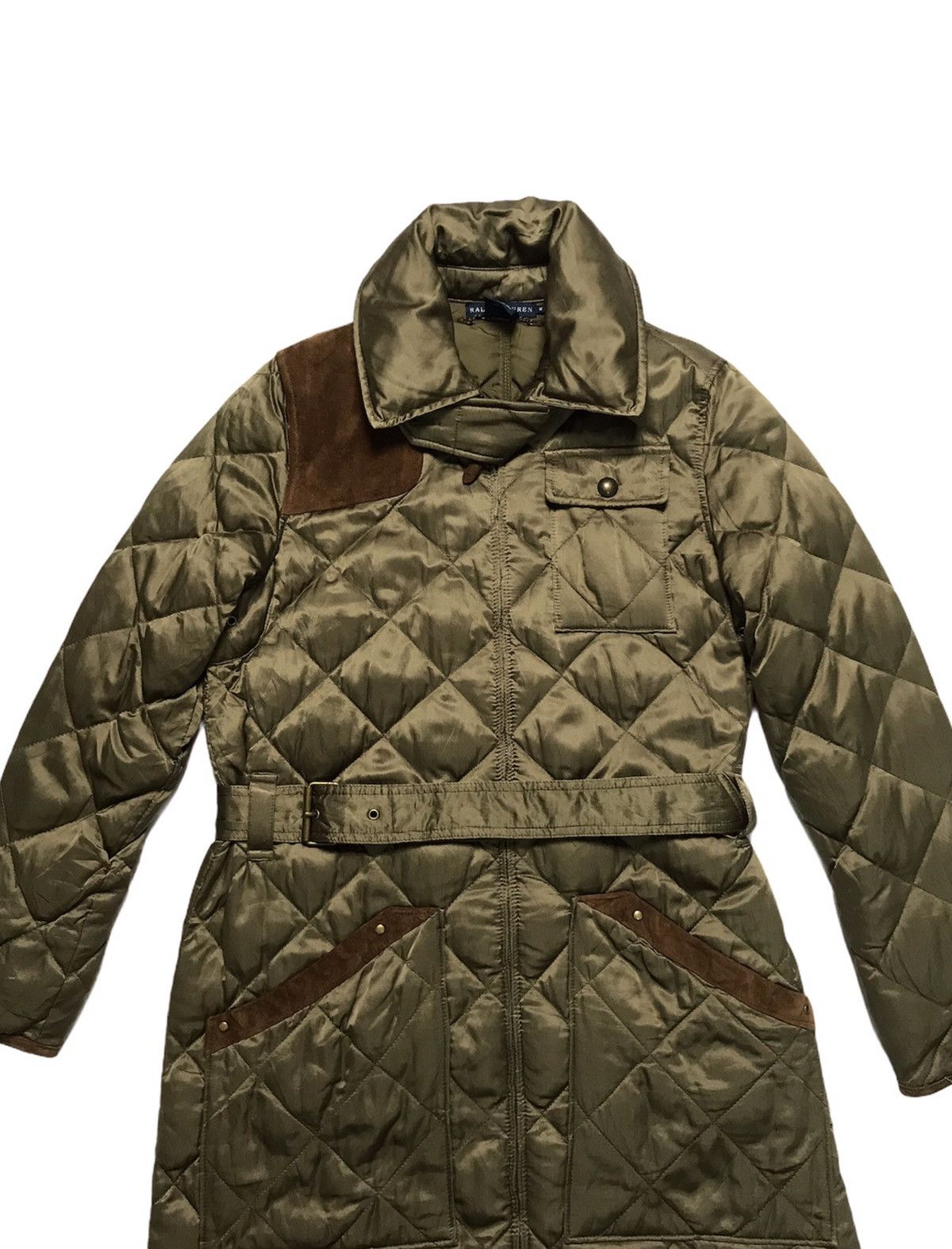 Polo Ralph Lauren × RRL Ralph Lauren × Ralph Lauren Ralh Lauren Quilted Puffer Realcalfsuede Jacket t Size M / US 6-8 / IT 42-44 - 3 Thumbnail
