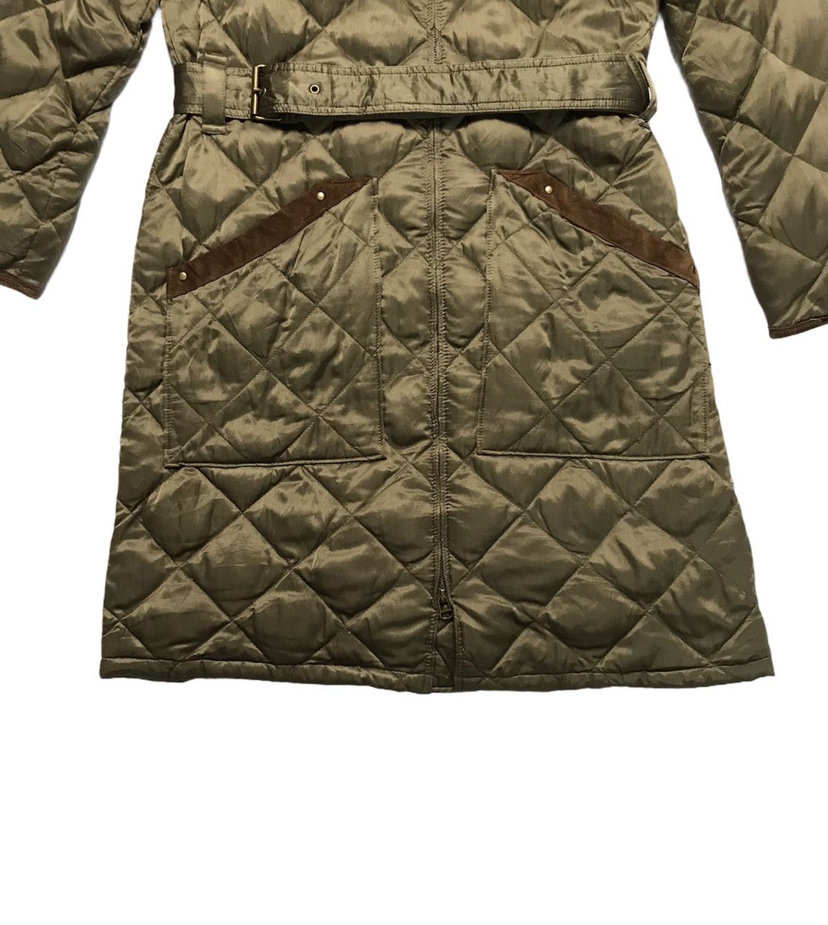 Polo Ralph Lauren × RRL Ralph Lauren × Ralph Lauren Ralh Lauren Quilted Puffer Realcalfsuede Jacket t Size M / US 6-8 / IT 42-44 - 4 Thumbnail