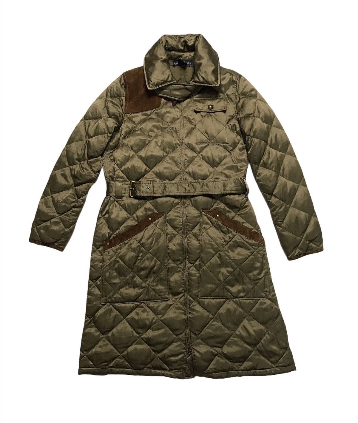 Polo Ralph Lauren × RRL Ralph Lauren × Ralph Lauren Ralh Lauren Quilted Puffer Realcalfsuede Jacket t Size M / US 6-8 / IT 42-44 - 1 Thumbnail