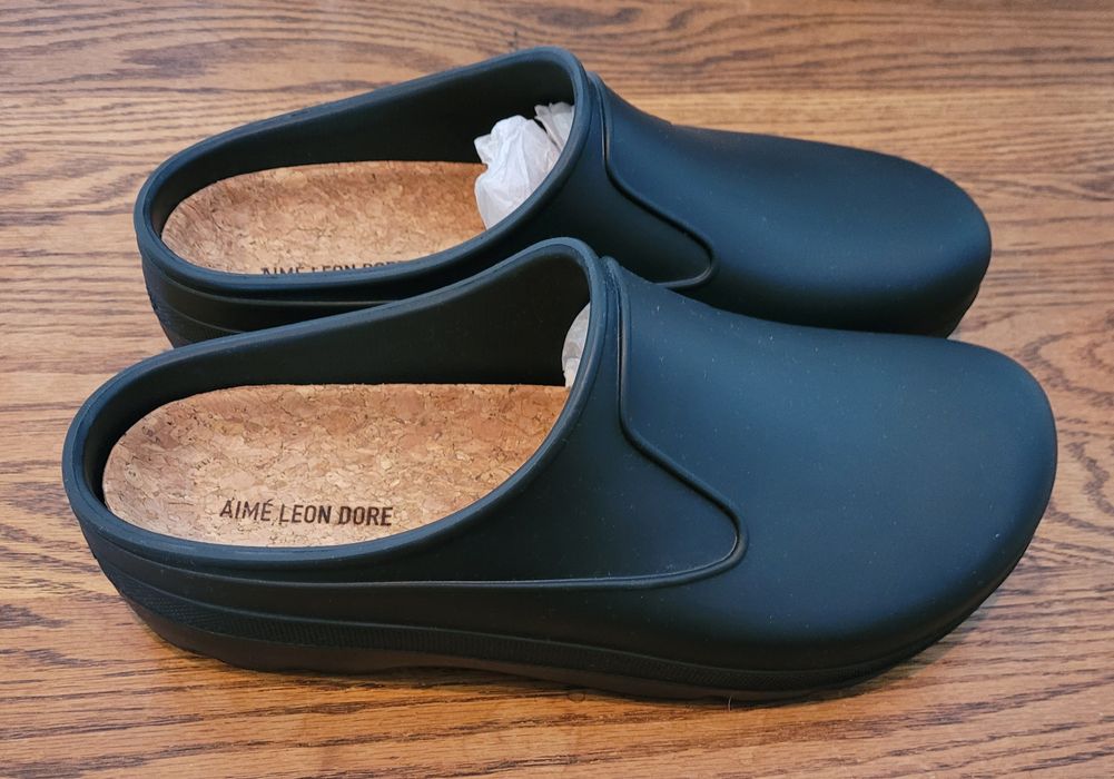 Aime Leon Dore Aime Leon Dore Garden Mule Clogs (Black, Size 10) | Grailed