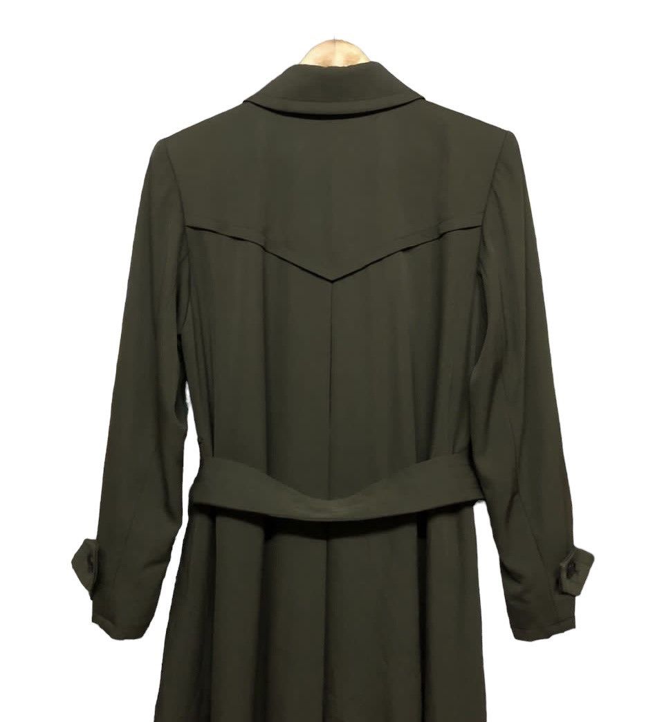 Yves Saint Laurent Vtg🔥Yves Saint Laurent Rayon Trech Coat Double Breasted Size US M / EU 48-50 / 2 - 6 Thumbnail