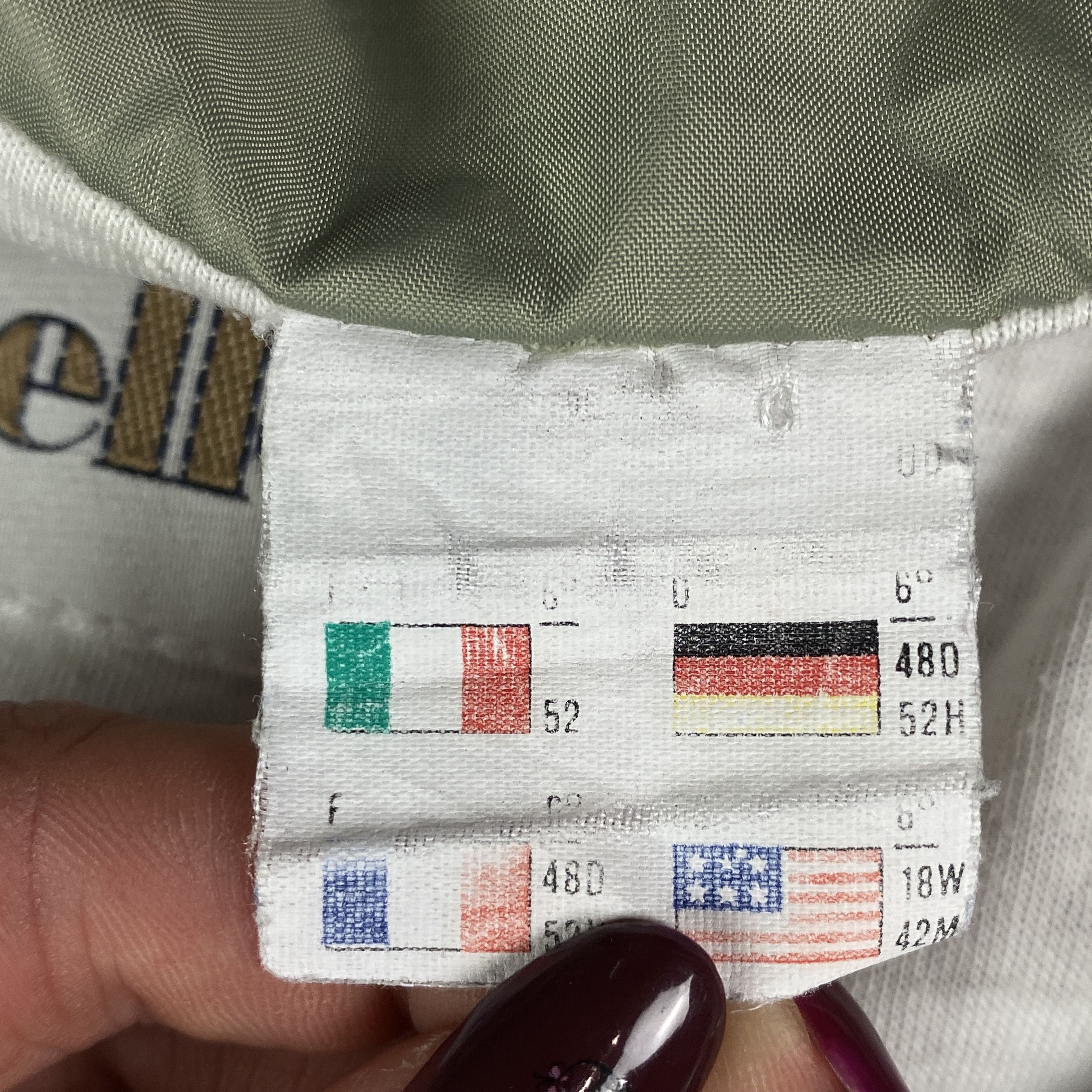 Ellesse × Vintage Mens Bomber Jacket Ellesse Vintage Size XL Size US XL / EU 56 / 4 - 7 Thumbnail