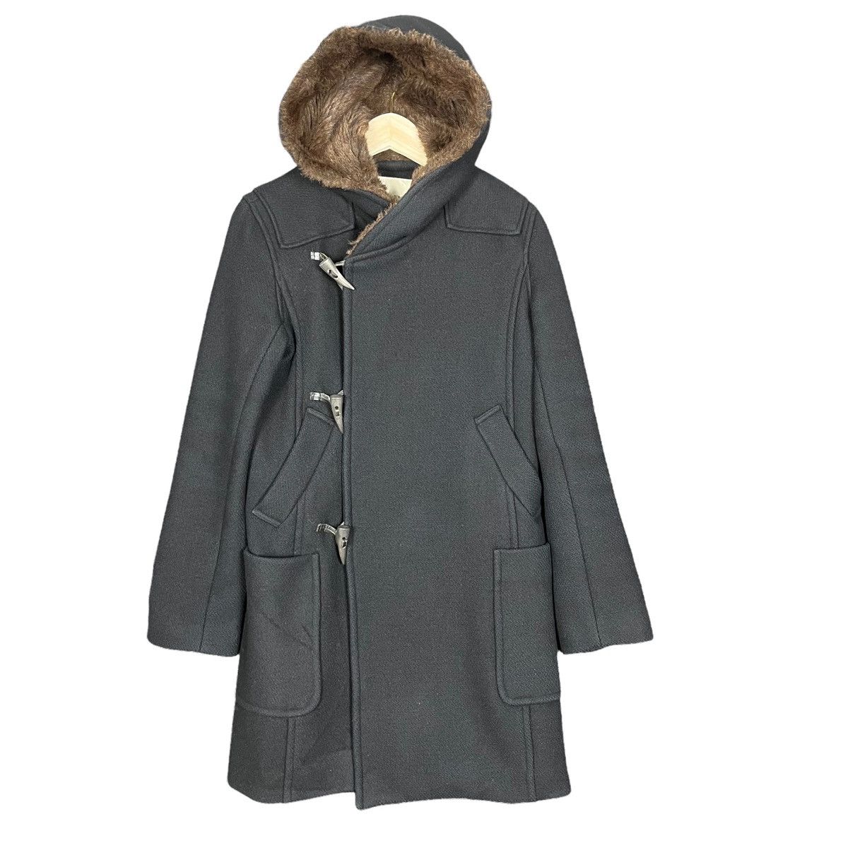 ジャケット・アウター 00s japanese label duffel coat hoodie 00s japanese label duffel coat hoodie