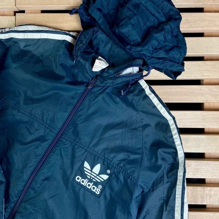 Adidas × Vintage Mens Hooded Jacket Adidas Originals Vintage Size S Size US S / EU 44-46 / 1 - 2 Thumbnail