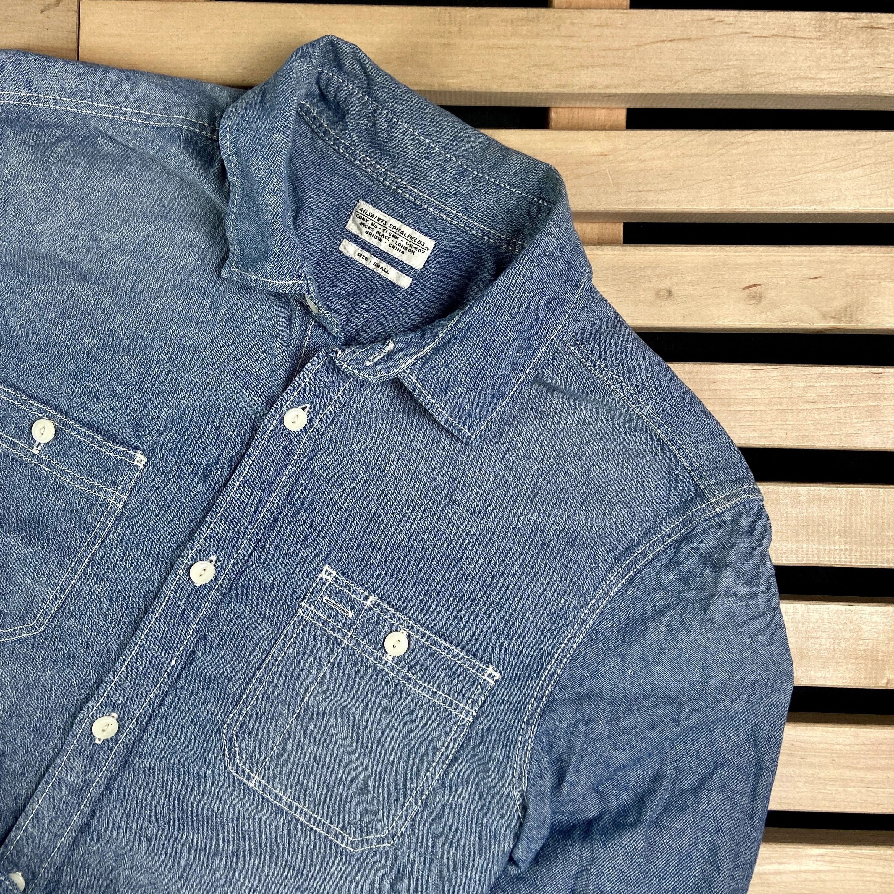 Allsaints Mens Shirt Long Sleeve Allsaints Size S Size US S / EU 44-46 / 1 - 2 Thumbnail