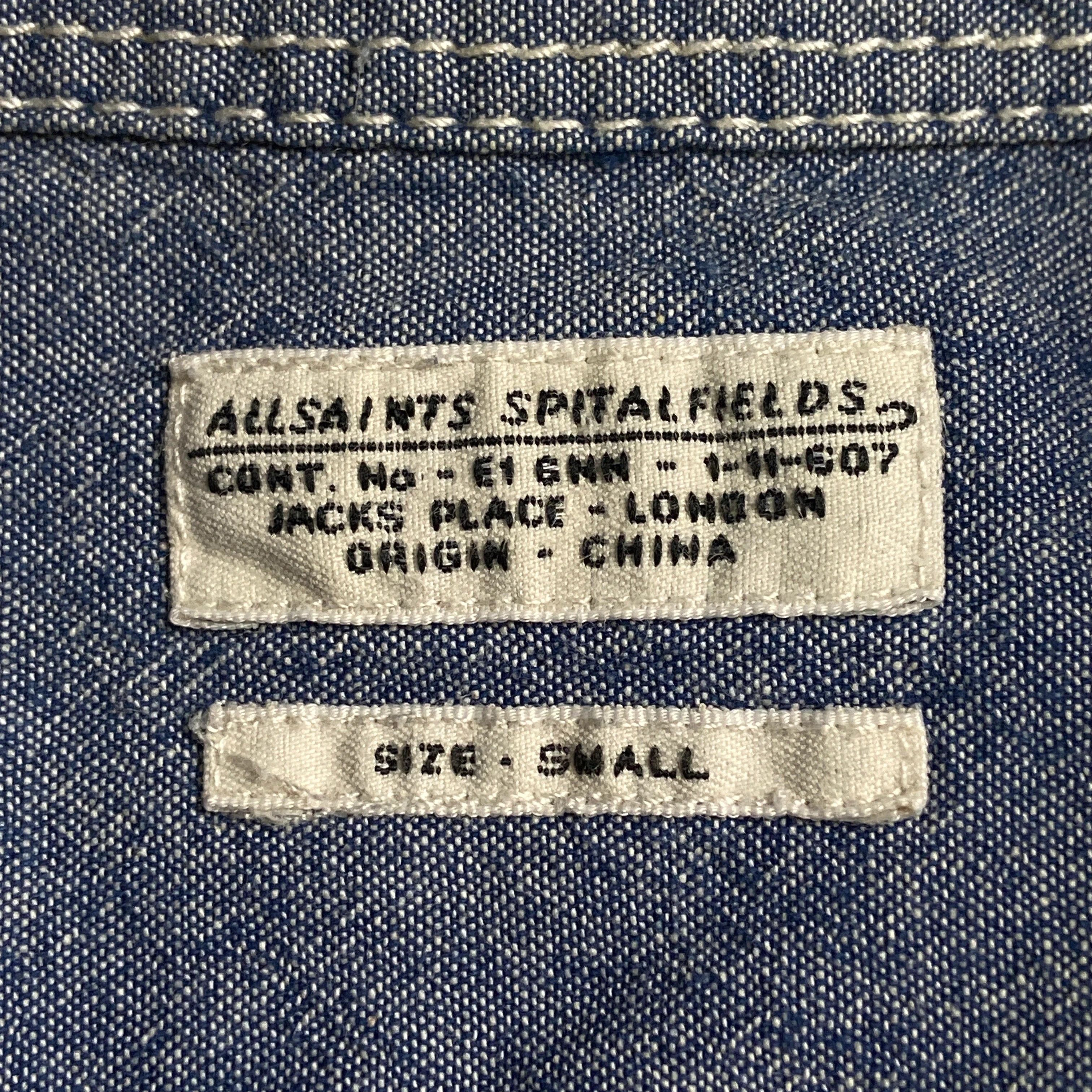 Allsaints Mens Shirt Long Sleeve Allsaints Size S Size US S / EU 44-46 / 1 - 4 Thumbnail