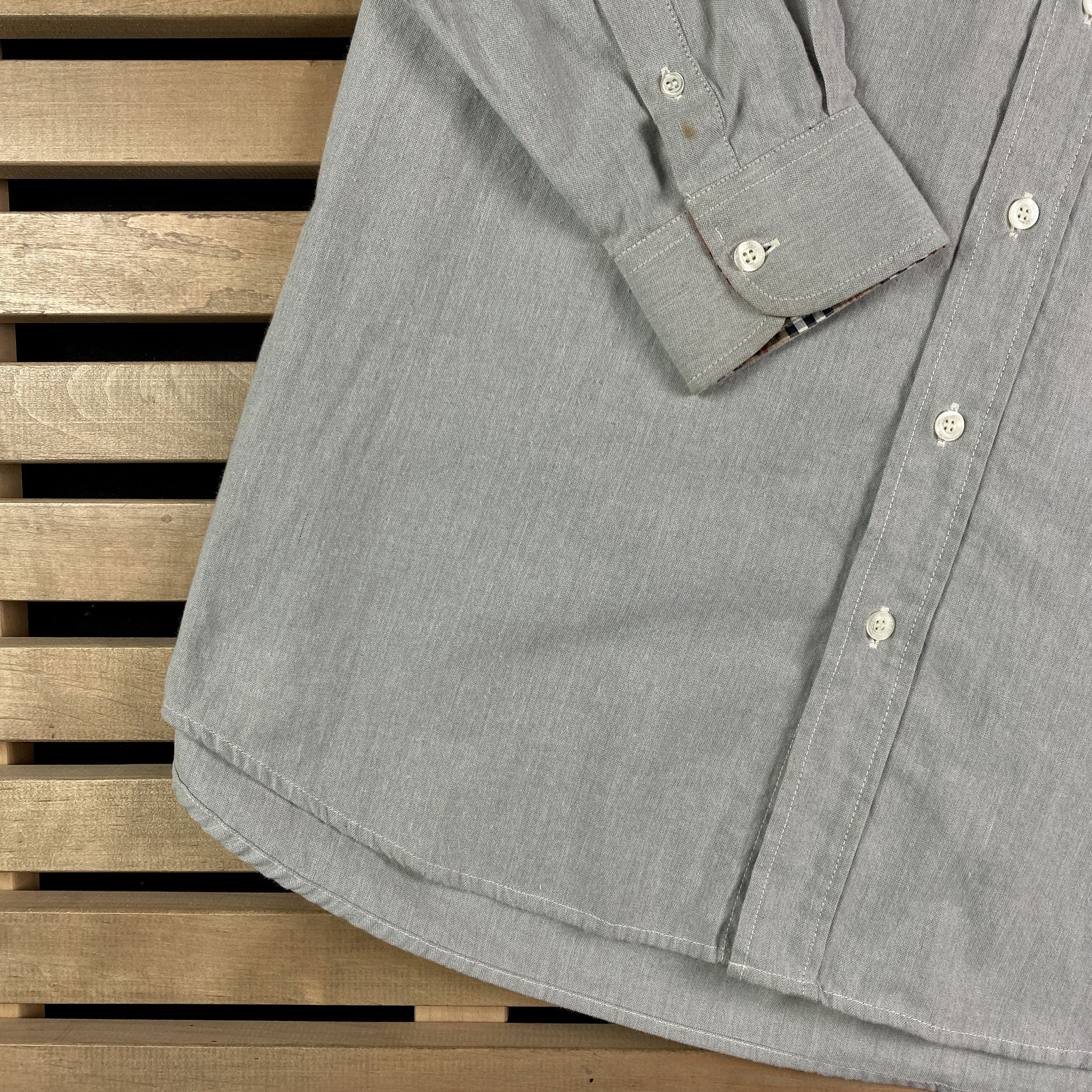 Burberry × Vintage Mens Shirt Long Sleeve Burberrys Vintage Size M Size US M / EU 48-50 / 2 - 3 Thumbnail