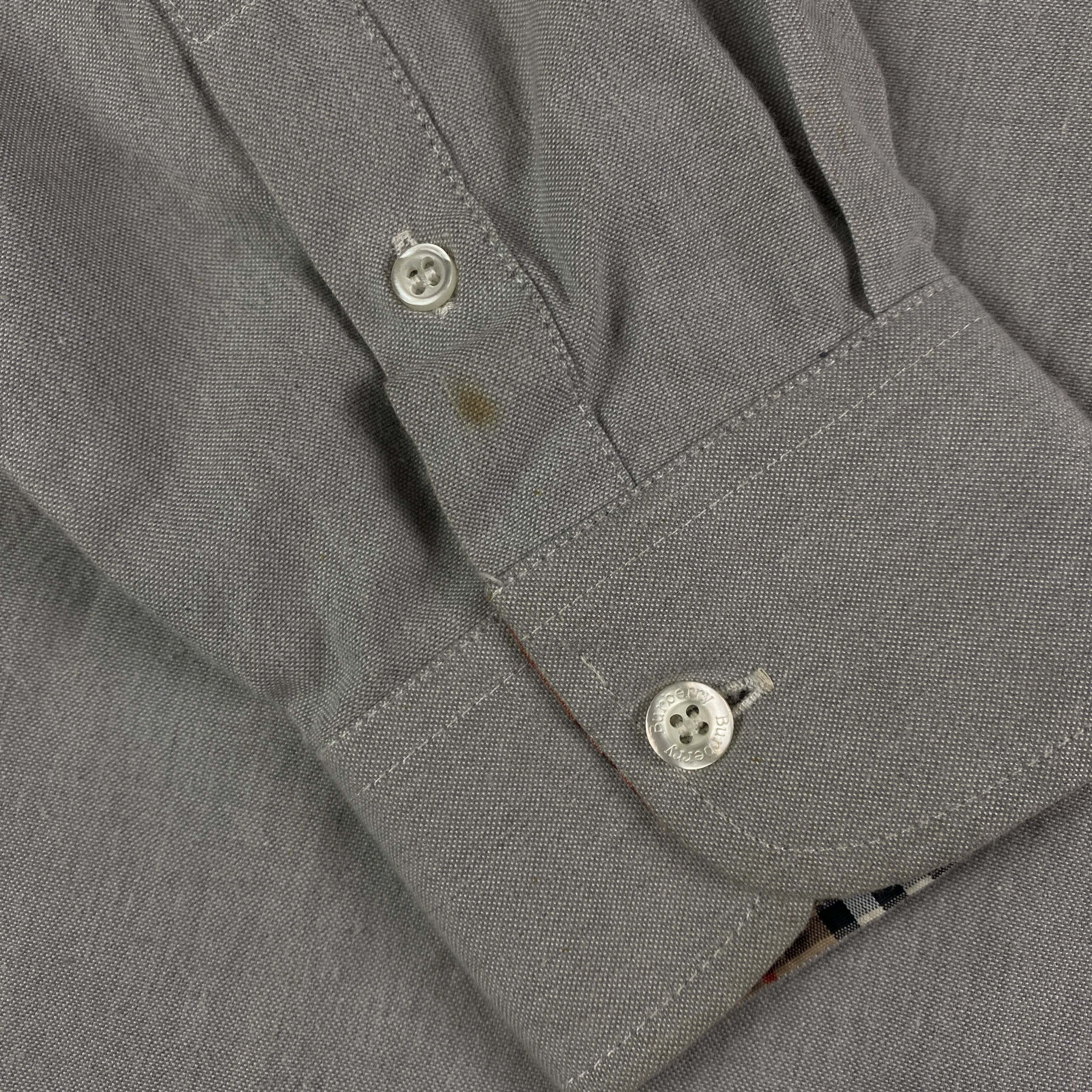 Burberry × Vintage Mens Shirt Long Sleeve Burberrys Vintage Size M Size US M / EU 48-50 / 2 - 4 Thumbnail