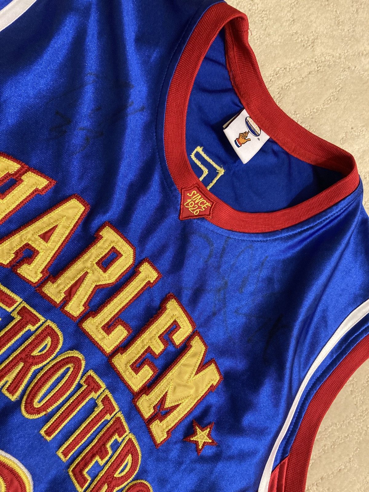 NBA Autographed Harlem Globetrotters Jersey Big Easy Grailed