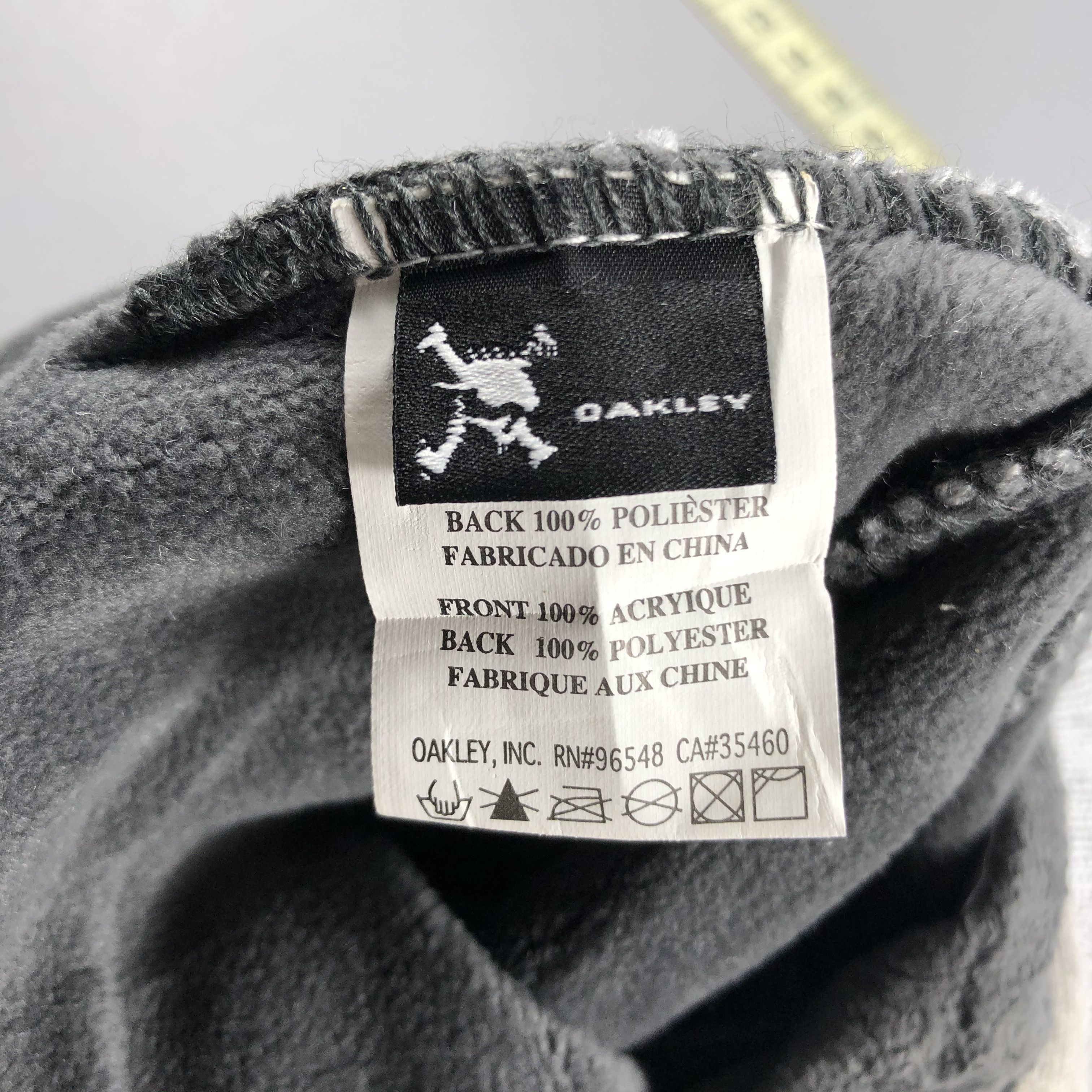 Oakley × Vintage Oakley Stripe Visor Beanie Snow Hat Snow Cap -D656 Size ONE SIZE - 5 Thumbnail