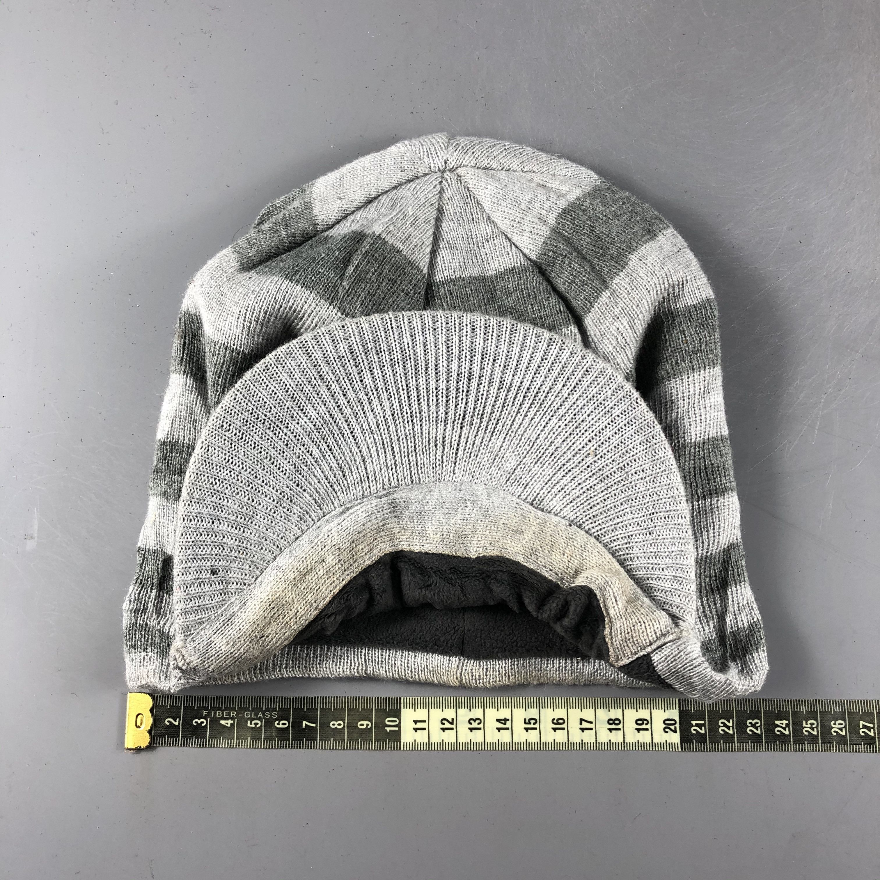 Oakley × Vintage Oakley Stripe Visor Beanie Snow Hat Snow Cap -D656 Size ONE SIZE - 4 Thumbnail