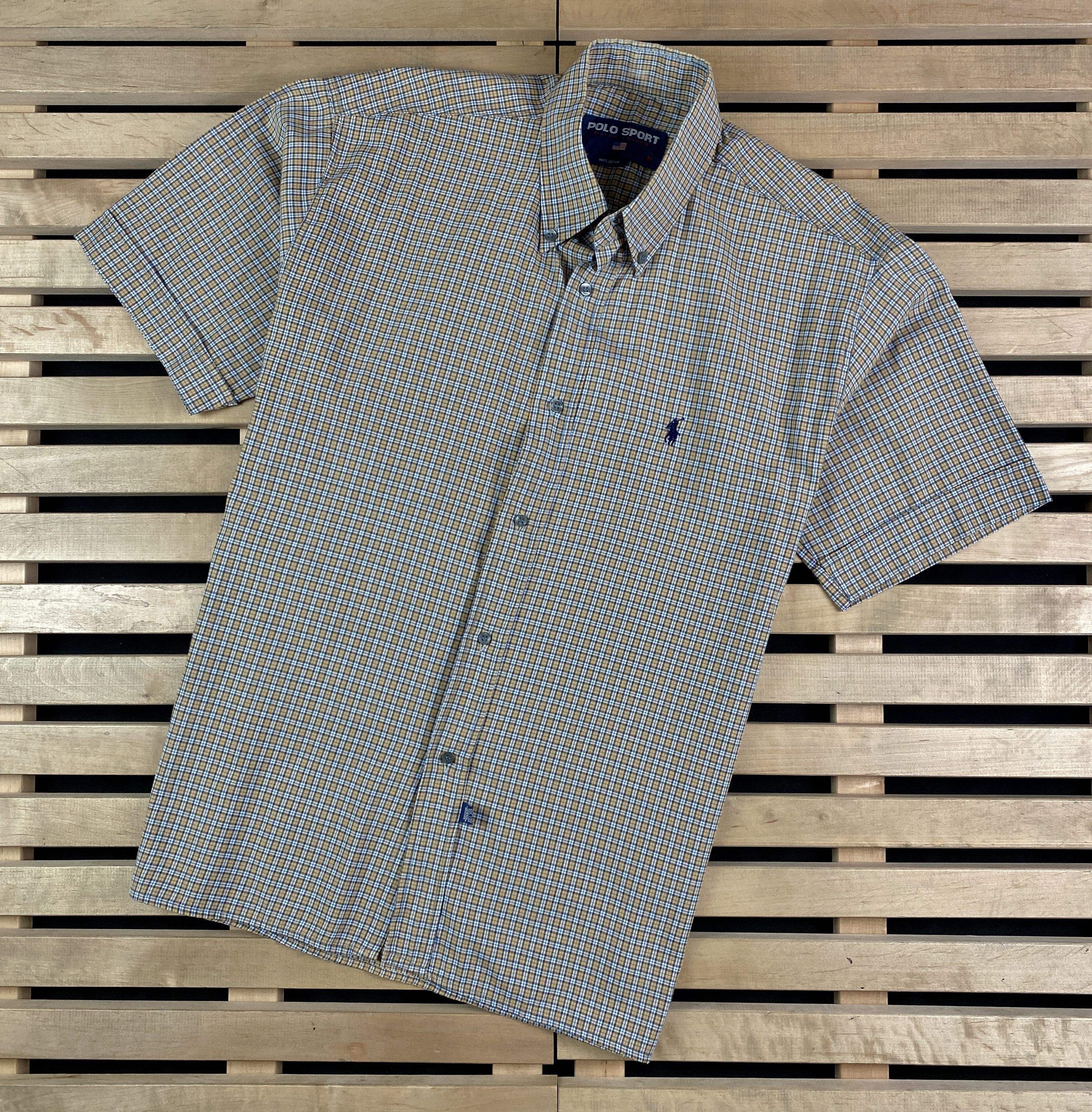 Polo Ralph Lauren × Ralph Lauren × Vintage Mens Vintage Shirt Polo Sport Ralph Lauren Size M Size US M / EU 48-50 / 2 - 1 Thumbnail