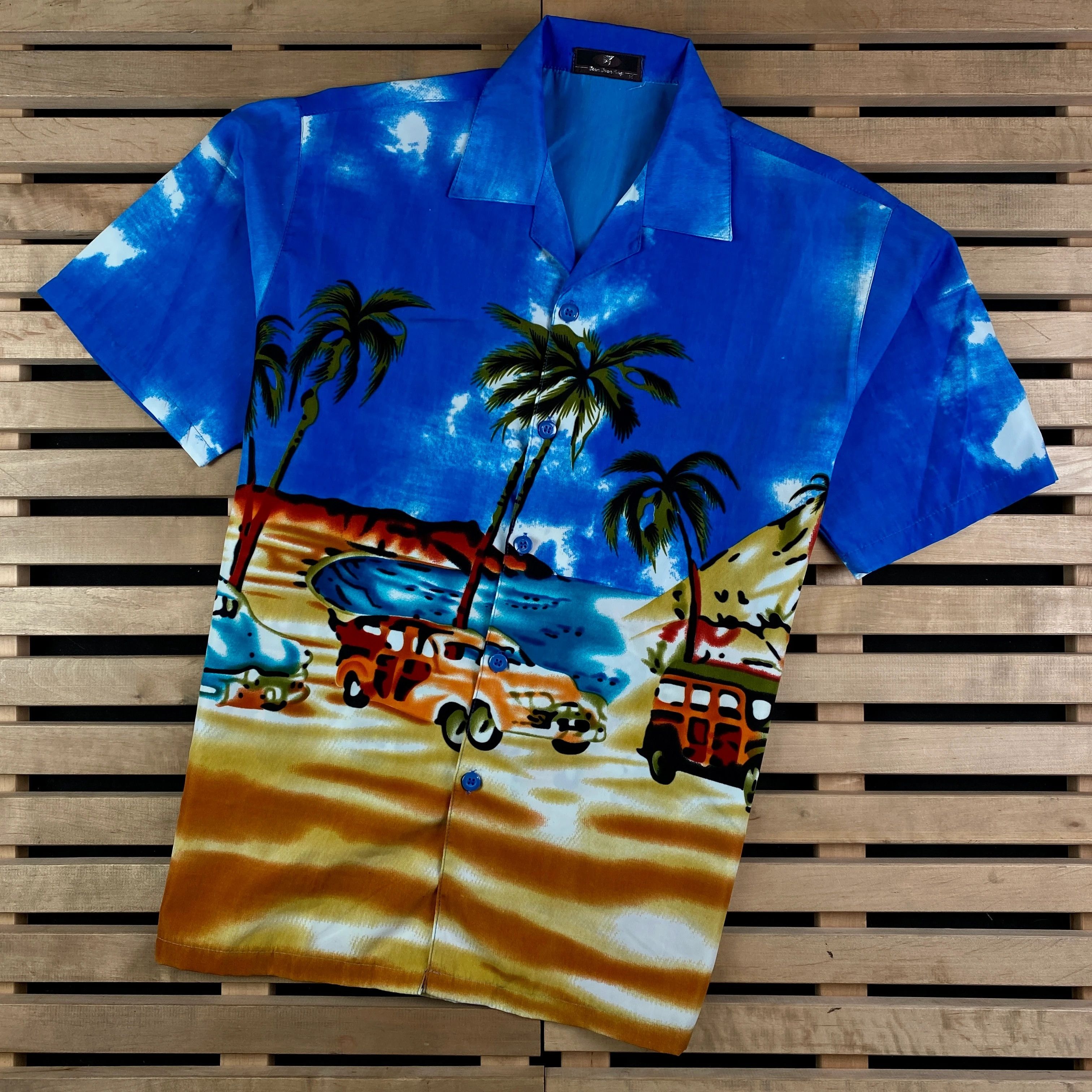 Vintage Mens Vintage Shirt Hawaiian Size M Size US M / EU 48-50 / 2 - 1 Thumbnail