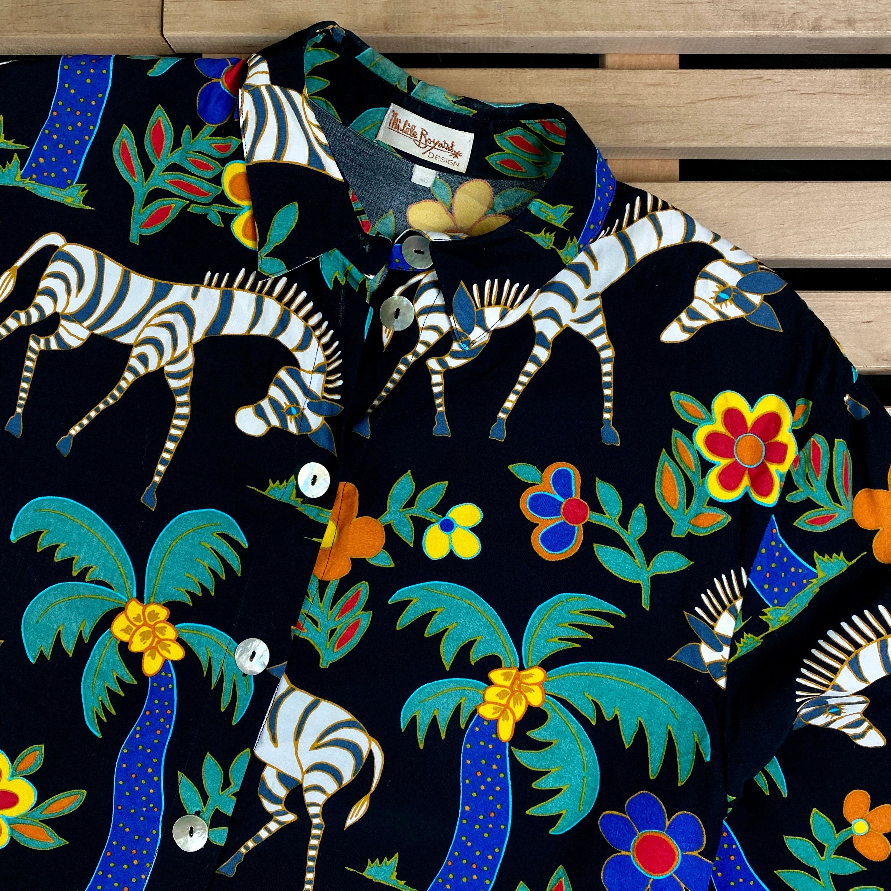 Vintage Mens Vintage Hawaiian Shirt Size 40 Size US L / EU 52-54 / 3 - 2 Thumbnail