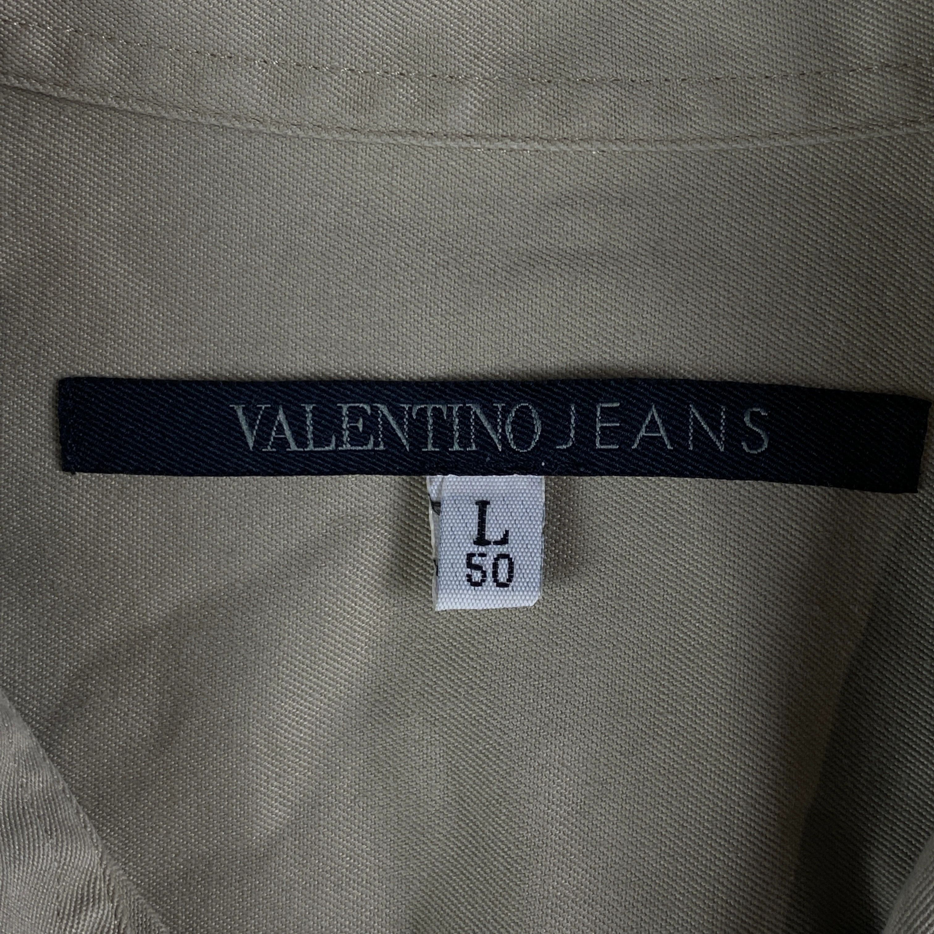 Valentino Mens Shirt Long Sleeve Valentino Jeans Vintage Size 50 L Size US L / EU 52-54 / 3 - 4 Thumbnail