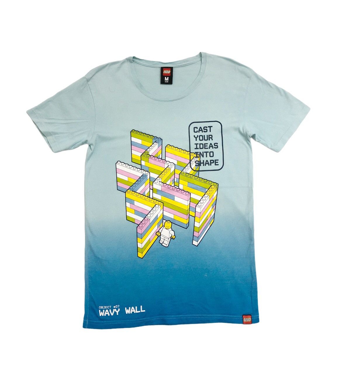 image of Lego 2007 Wavy Wall in Blue, Men's (Size Medium)