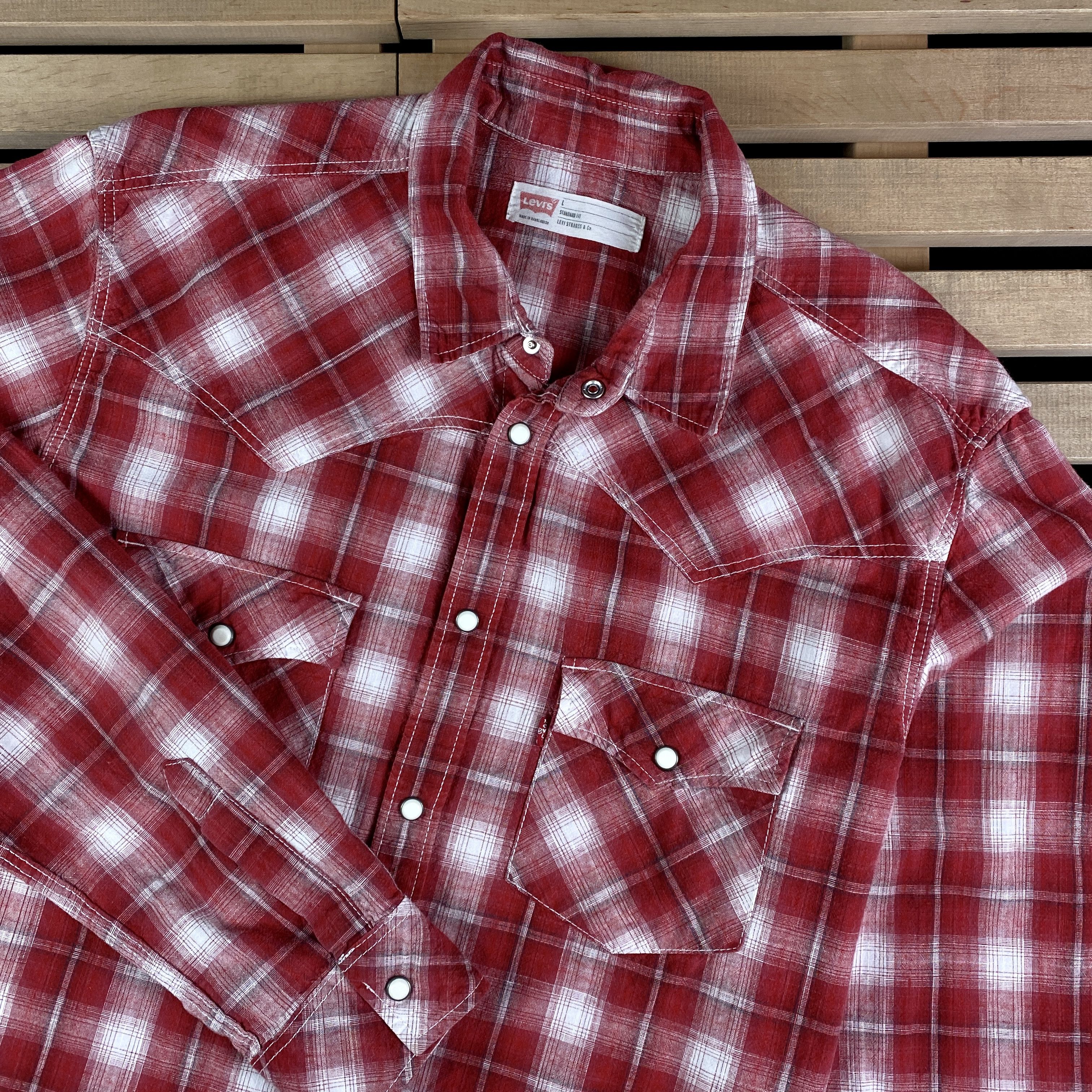 Levi's × Levi's Vintage Clothing × Vintage Men’s Shirt Long Sleeve Levi’s Vintage Size L Size US L / EU 52-54 / 3 - 2 Thumbnail