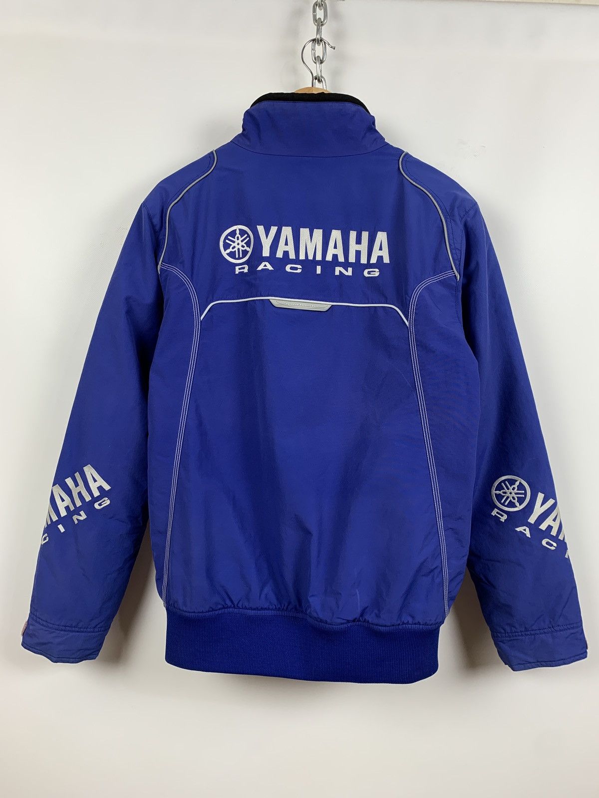 Vintage Vintage Yamaha Racing Blue Jacket Size US M / EU 48-50 / 2 - 2 Thumbnail