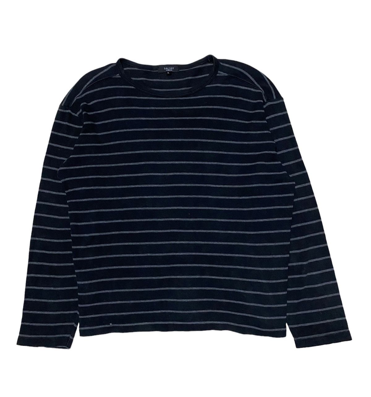 Y's for Men × Yohji Yamamoto Yohji Yamamoto Y’Saccs Stripe Long Sleeve Shirt Size US L / EU 52-54 / 3 - 2 Thumbnail