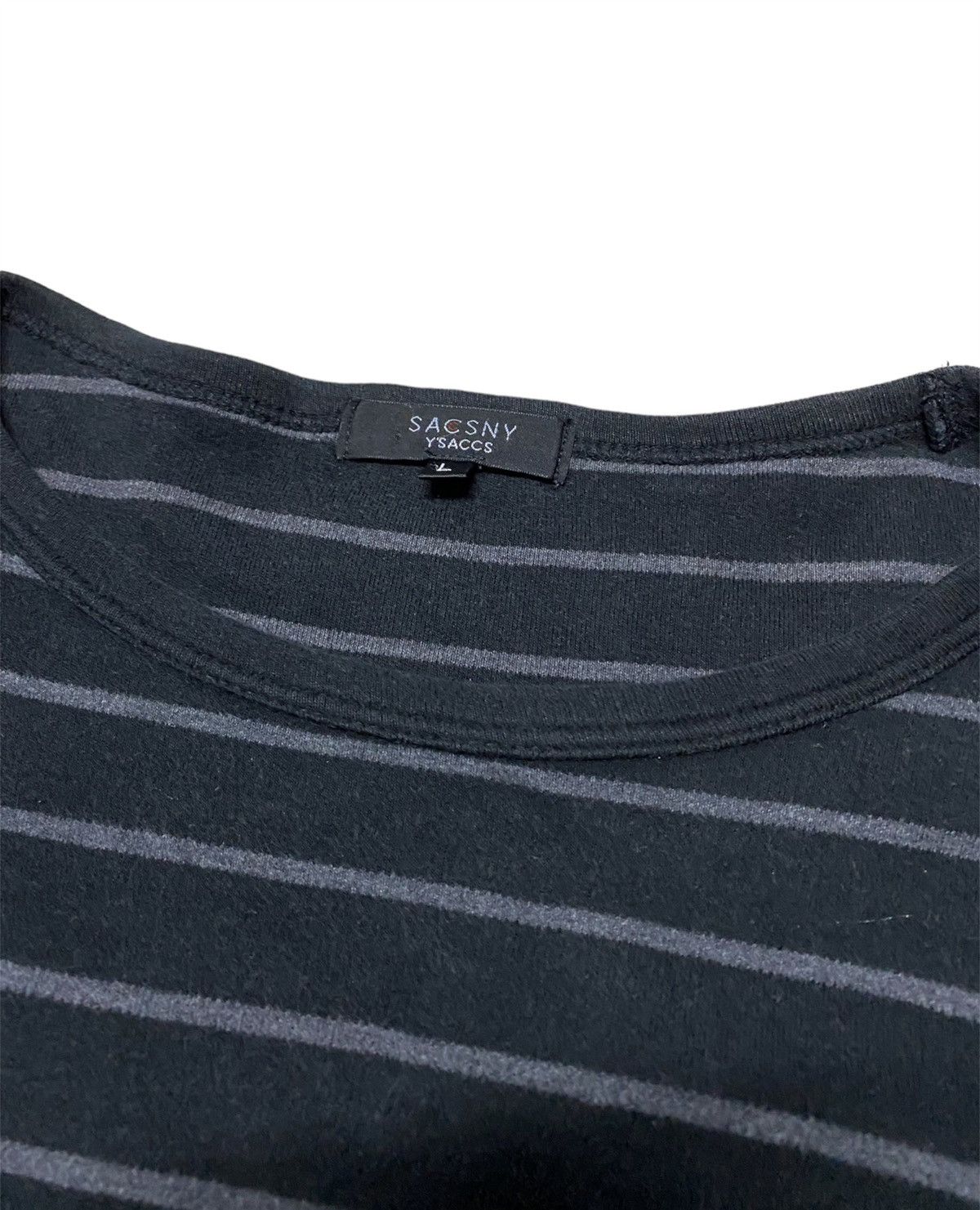Y's for Men × Yohji Yamamoto Yohji Yamamoto Y’Saccs Stripe Long Sleeve Shirt Size US L / EU 52-54 / 3 - 8 Thumbnail