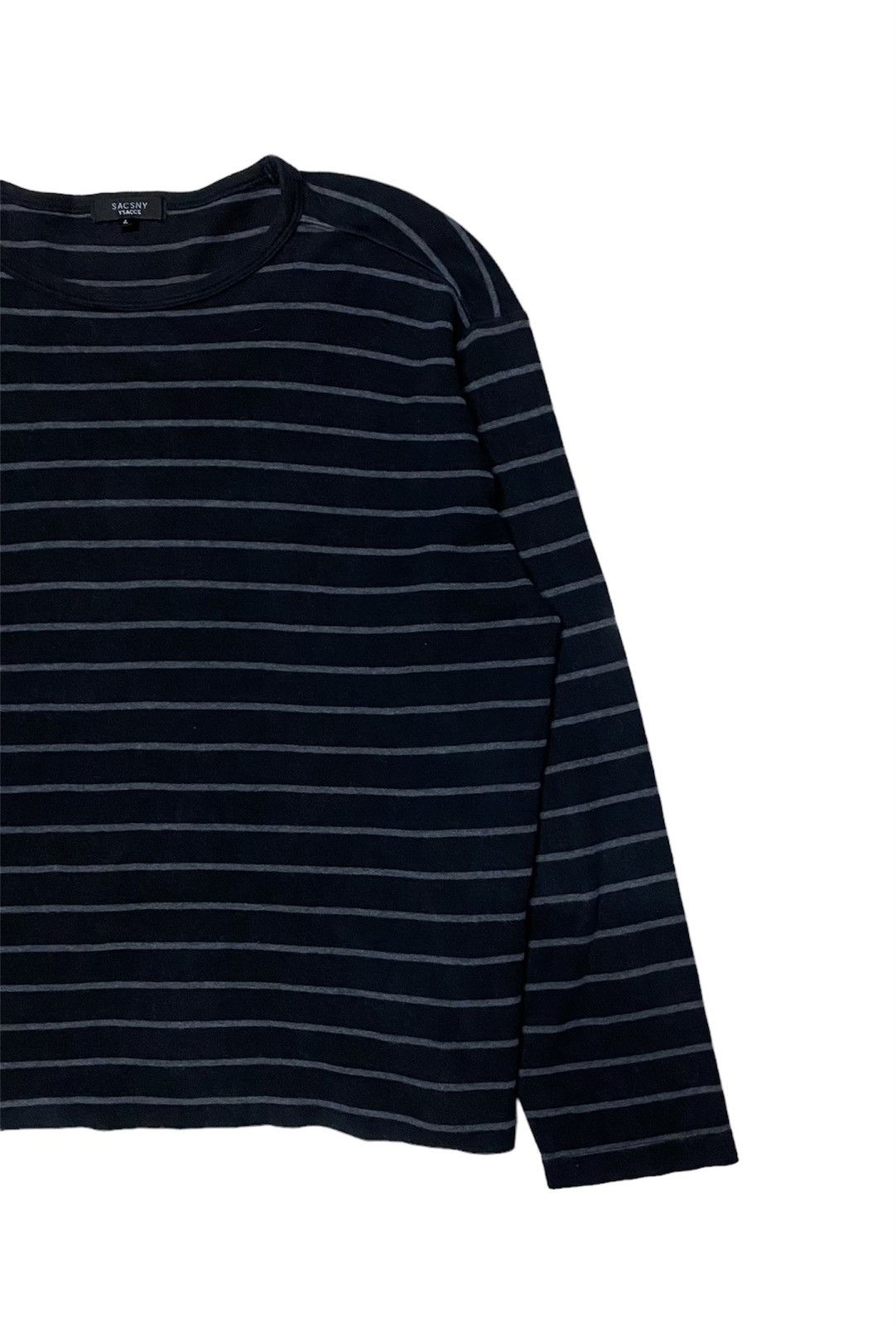 Y's for Men × Yohji Yamamoto Yohji Yamamoto Y’Saccs Stripe Long Sleeve Shirt Size US L / EU 52-54 / 3 - 1 Thumbnail