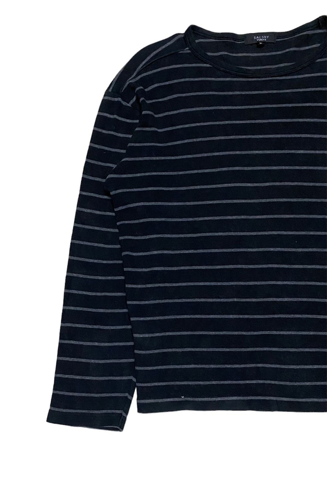 Y's for Men × Yohji Yamamoto Yohji Yamamoto Y’Saccs Stripe Long Sleeve Shirt Size US L / EU 52-54 / 3 - 6 Thumbnail