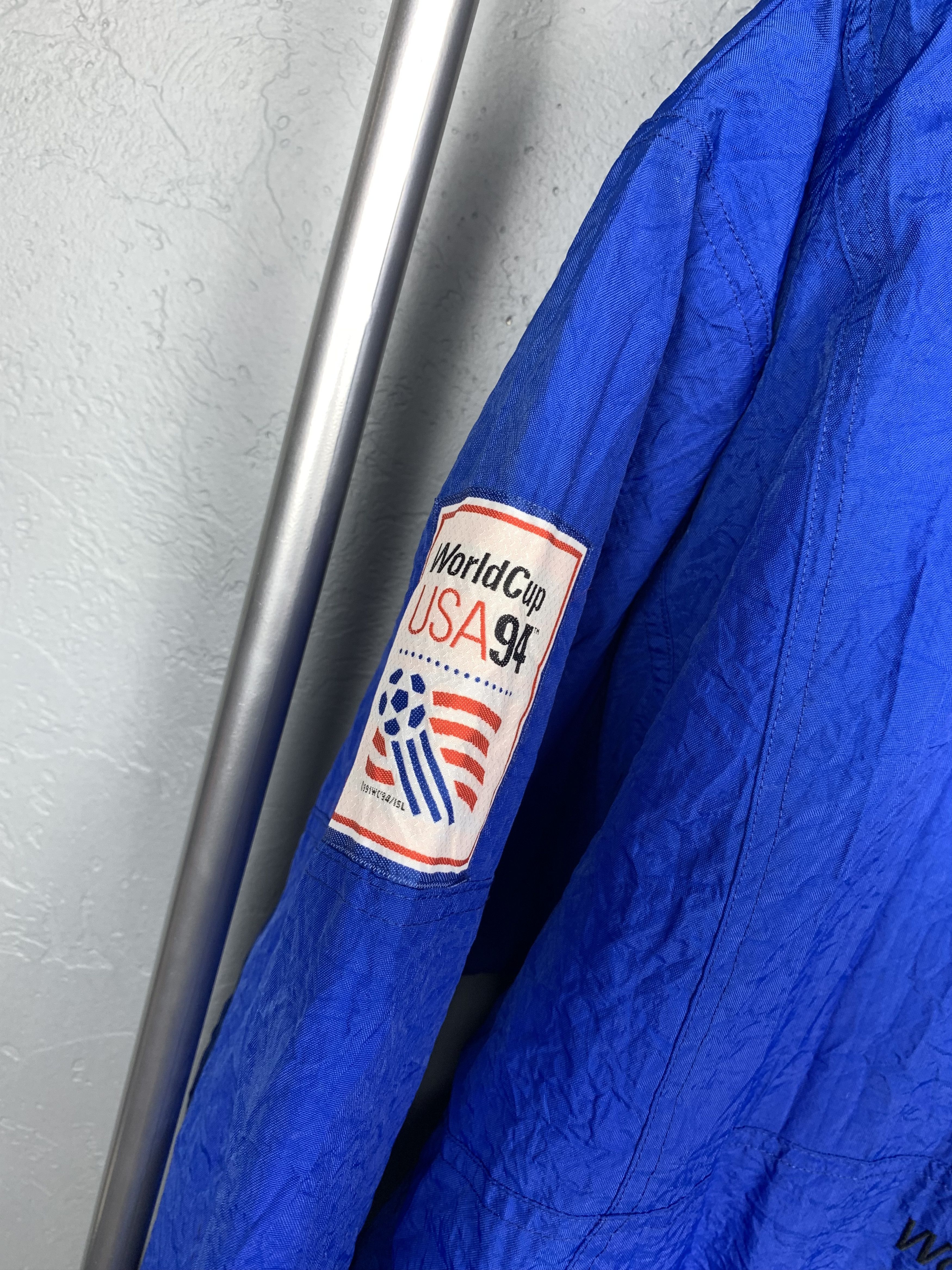 Apex Vintage 90s 1994 94 World Cup Soccer Apex Jacket XL USA Size US XL / EU 56 / 4 - 3 Thumbnail