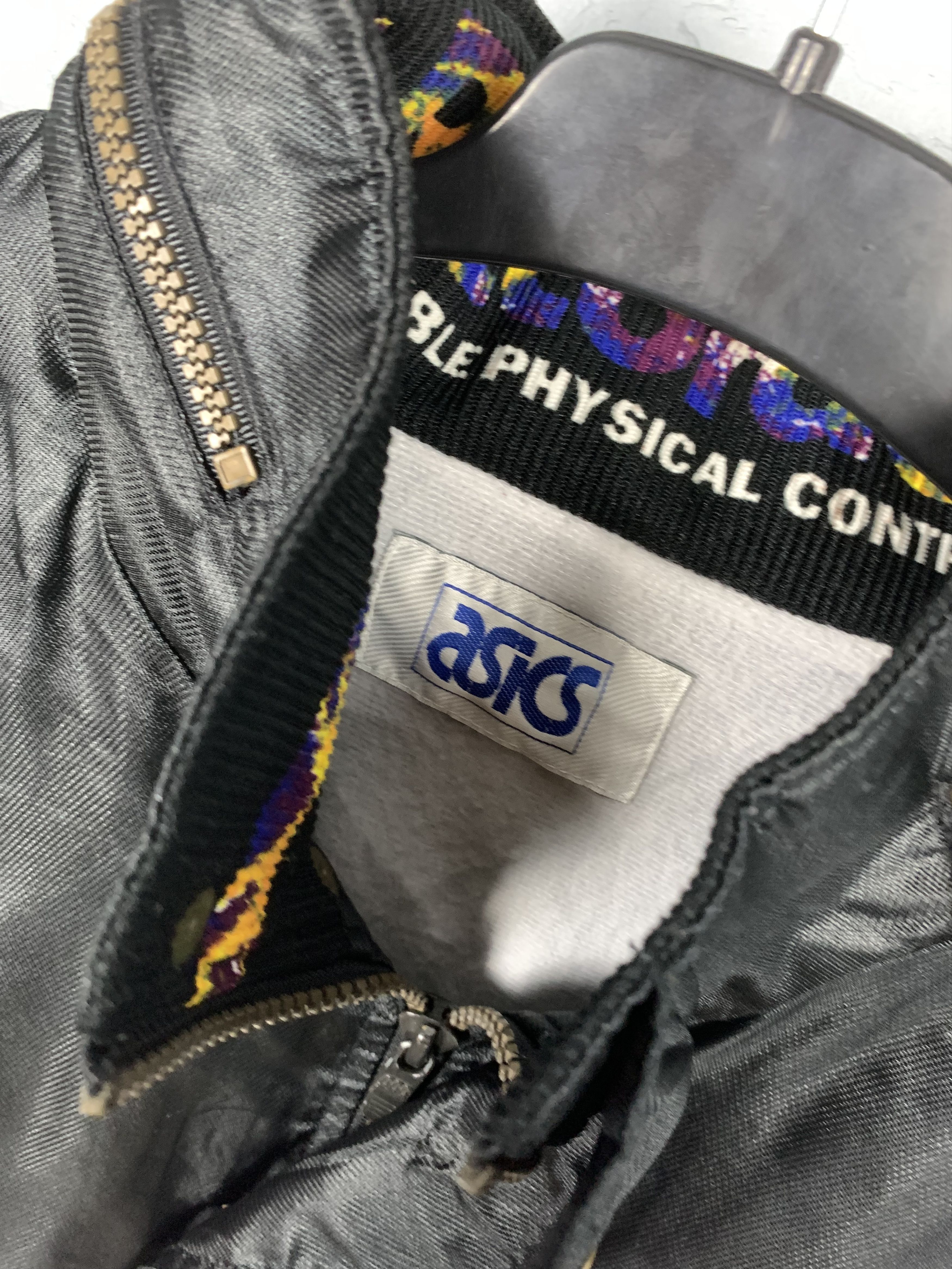Asics Asics Recorder 90s Vintage Mens Nylon Bomber Jacket Size US L / EU 52-54 / 3 - 2 Thumbnail