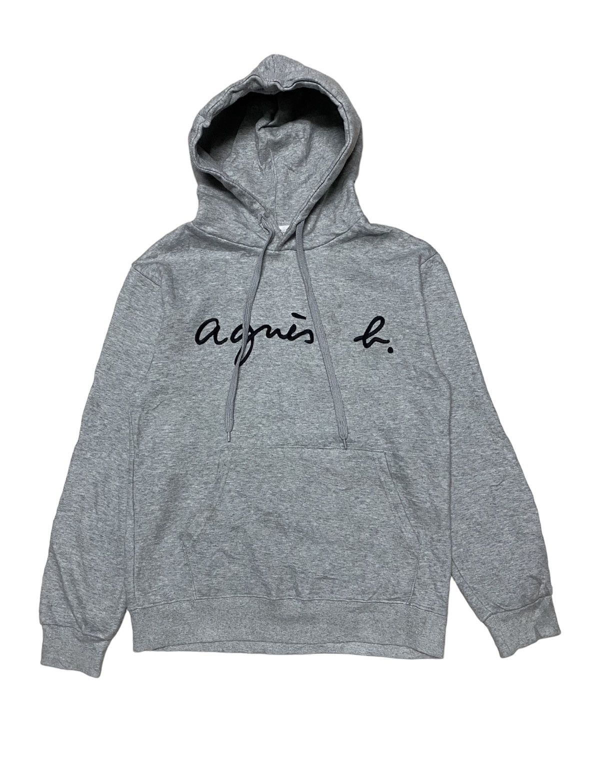 Agnes B. Embroided Big Font Hoodie