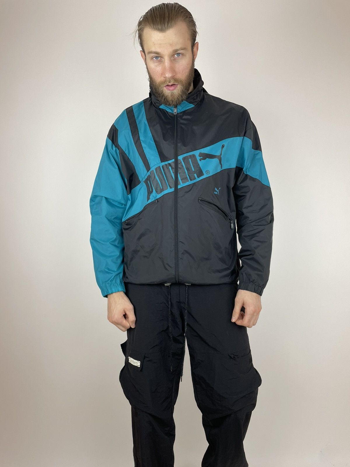 Puma PUMA VINTAGE track jacket 90s Mens size L Size US L / EU 52-54 / 3 - 1 Thumbnail