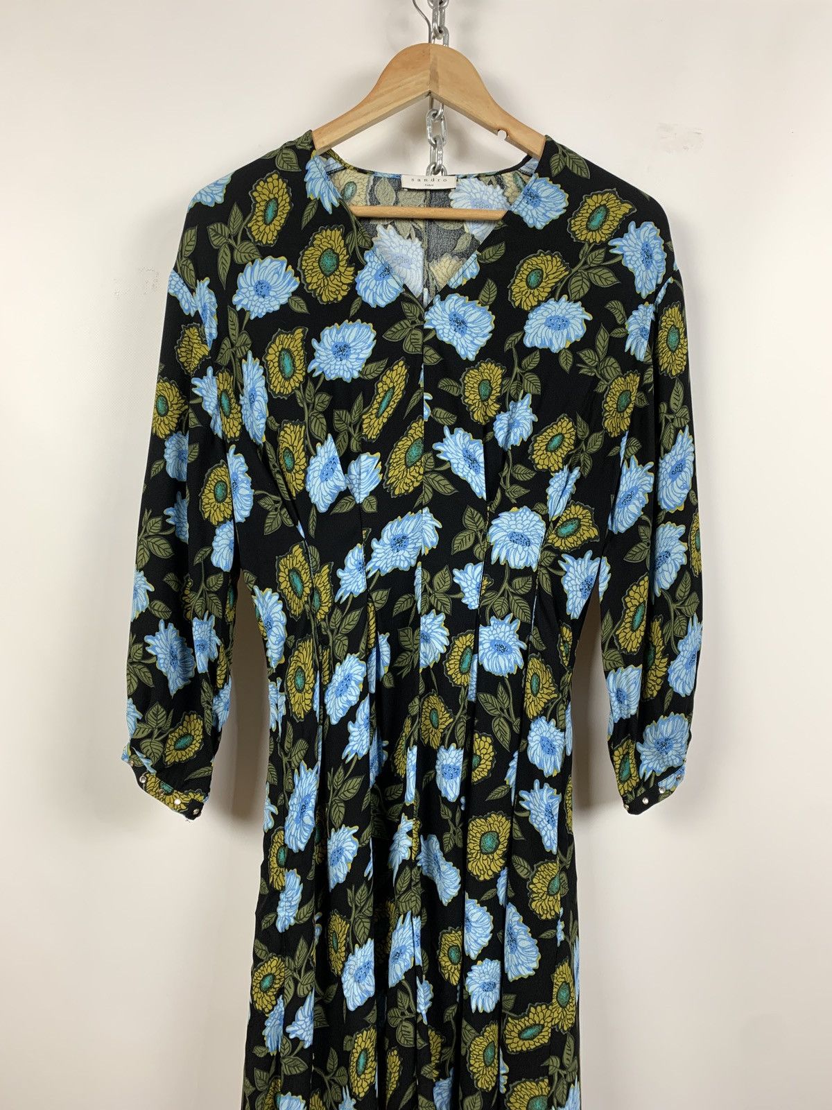 Sandro Women’s Sandro Floral Midi Dress Size XS / US 0-2 / IT 36-38 - 3 Thumbnail